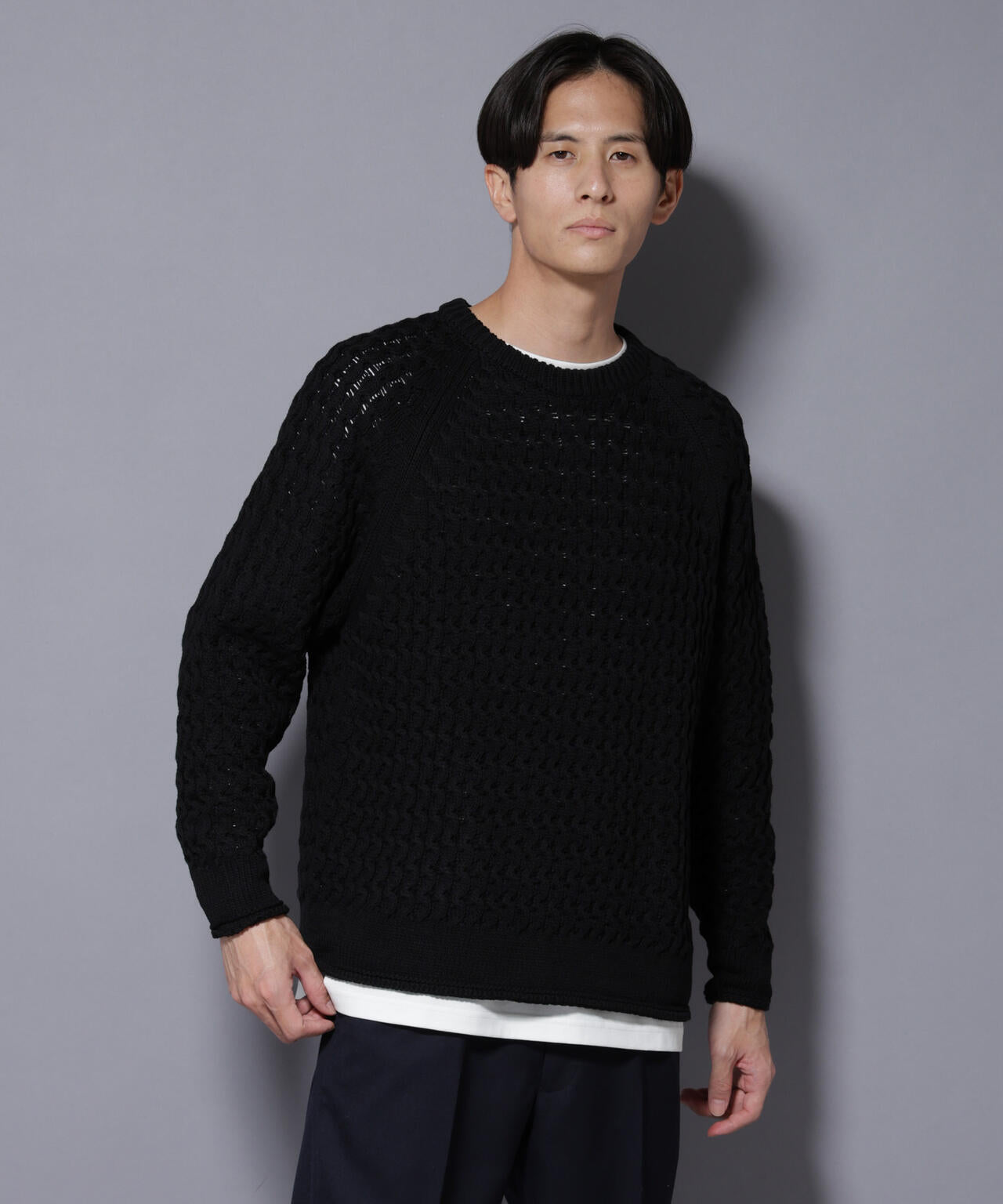 ヴァーグケーブルラグランニット 6685222229