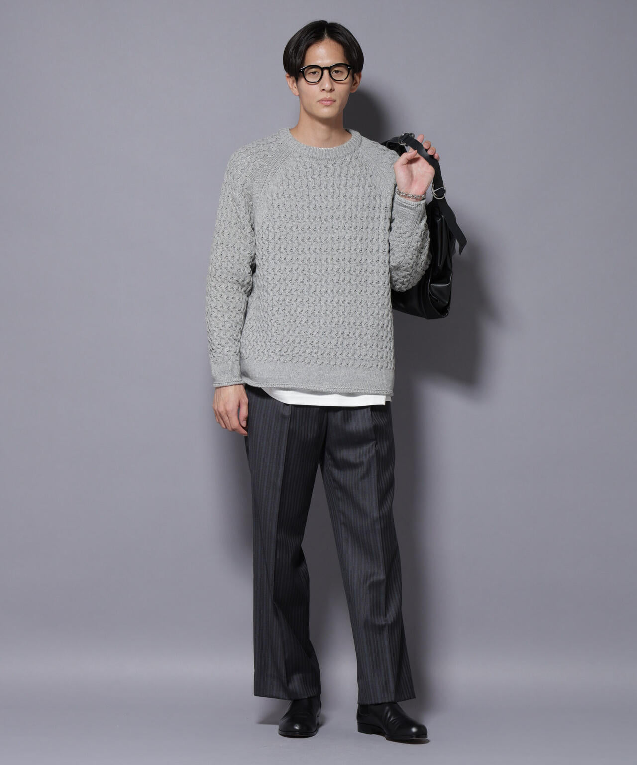 ヴァーグケーブルラグランニット 6685222229