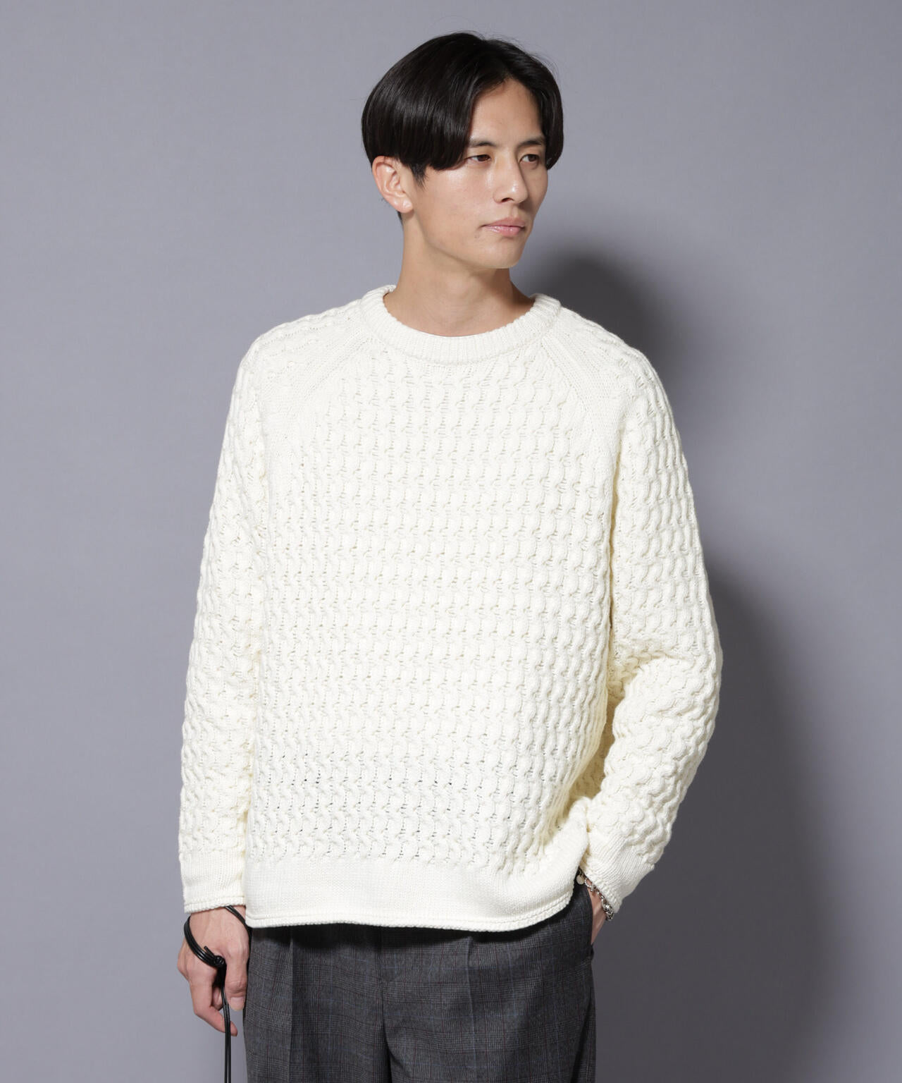 ヴァーグケーブルラグランニット 6685222229