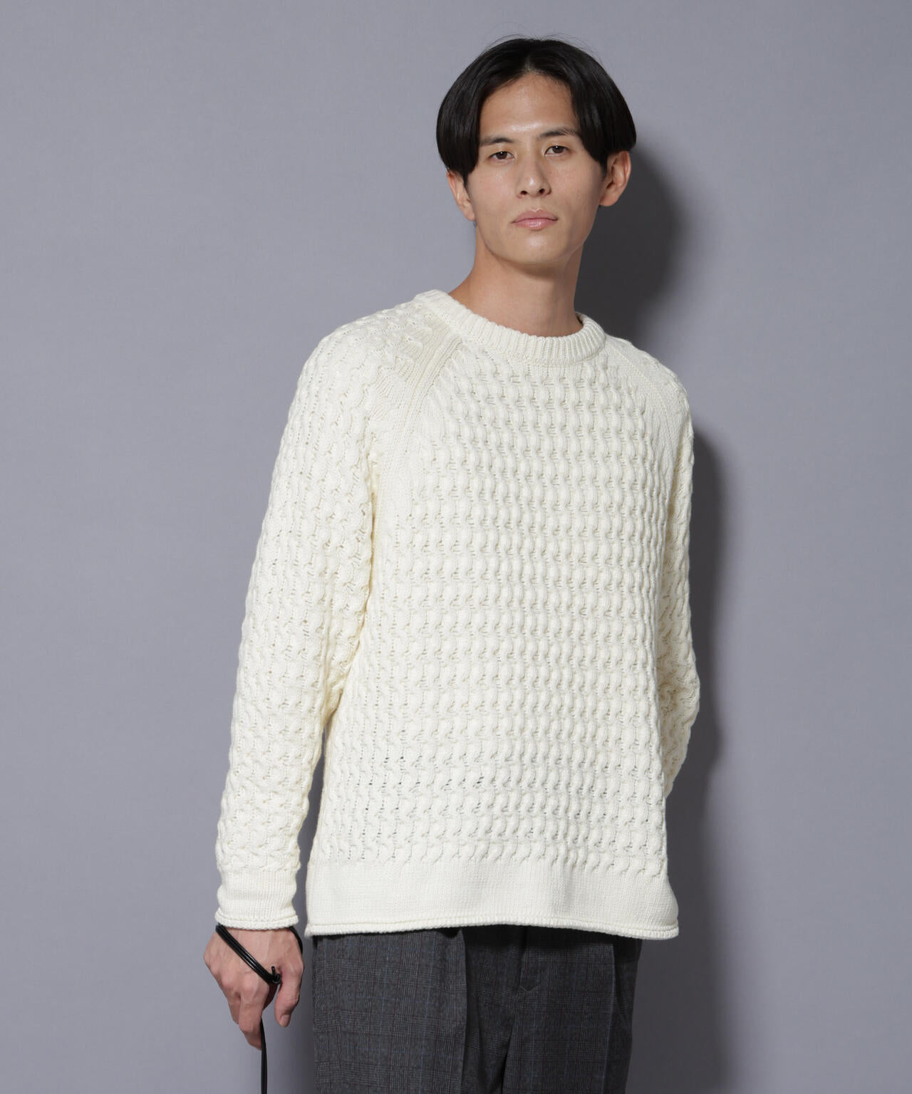 ヴァーグケーブルラグランニット 6685222229