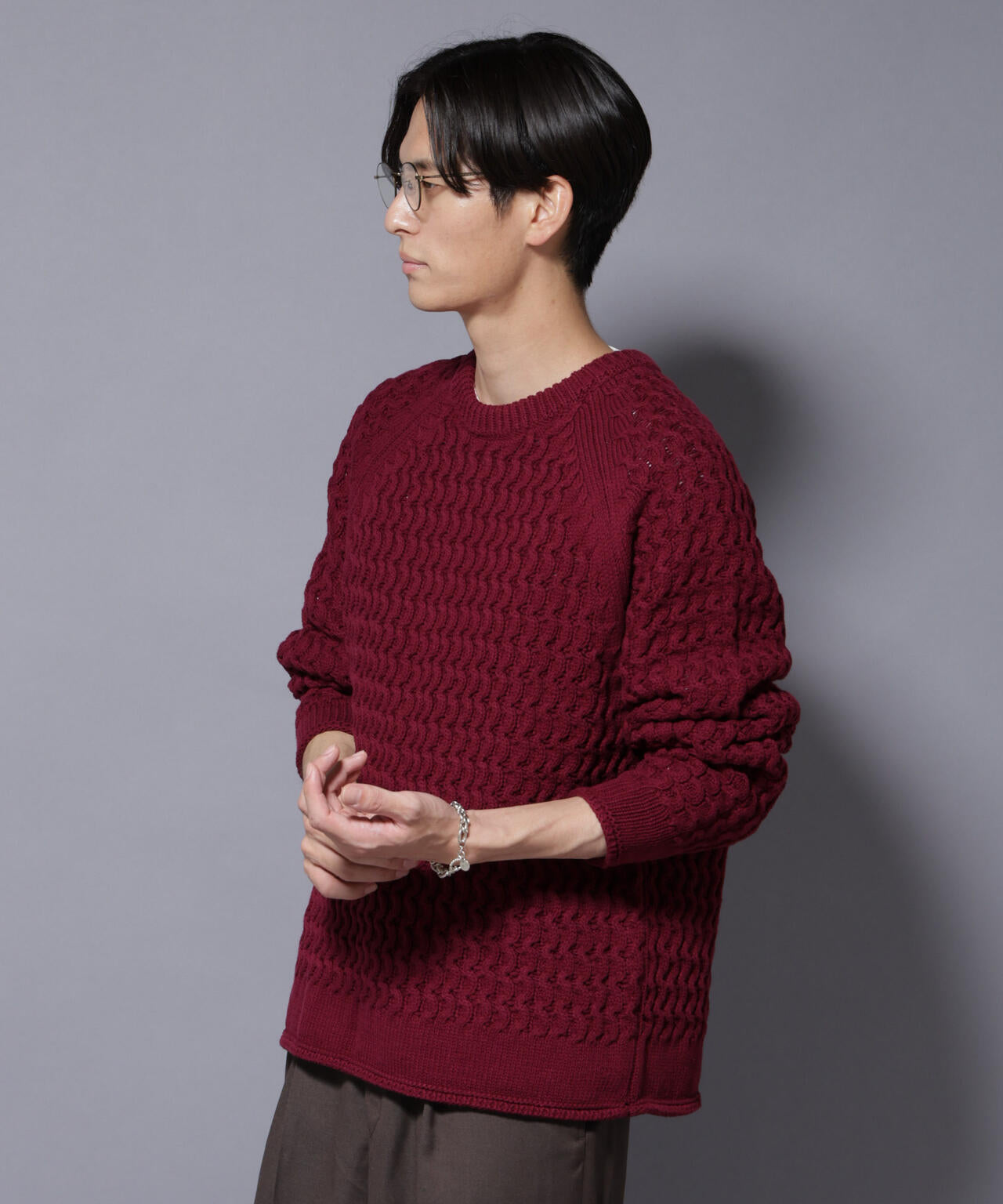 ヴァーグケーブルラグランニット 6685222229