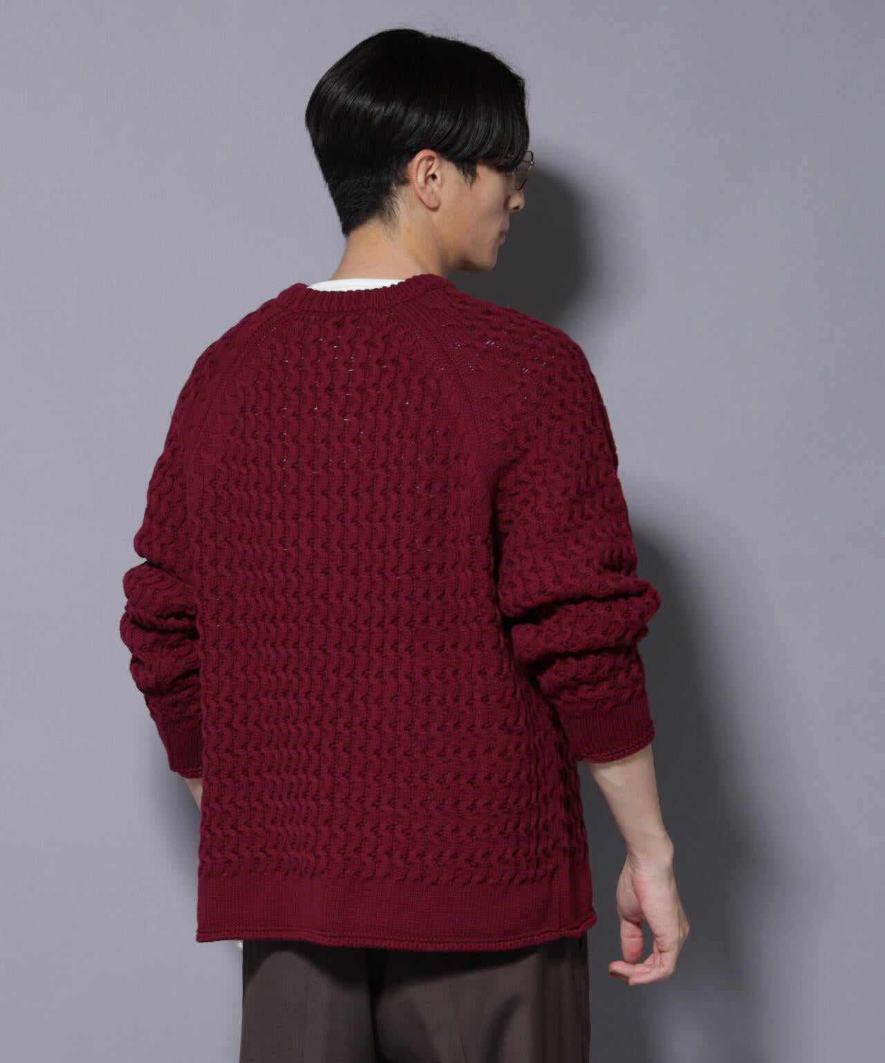 ヴァーグケーブルラグランニット 6685222229