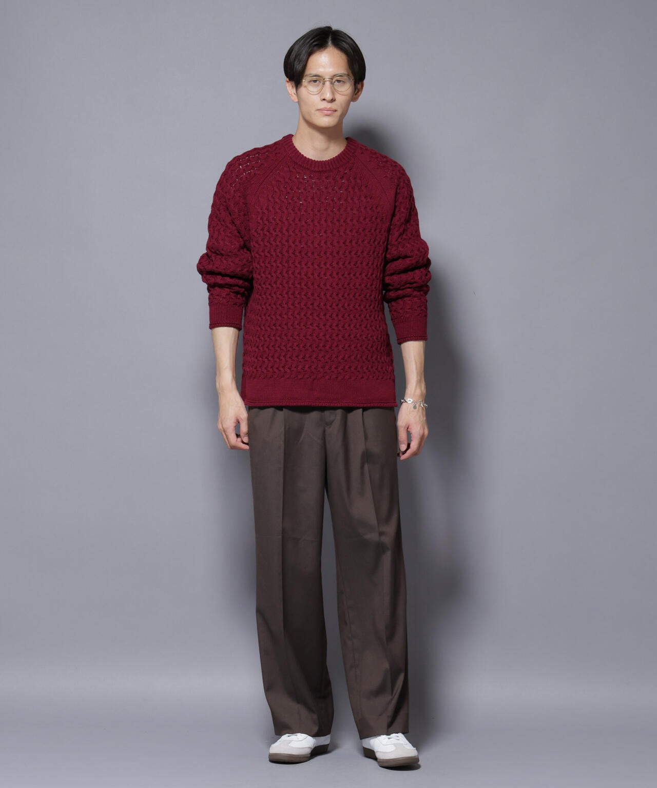 ヴァーグケーブルラグランニット 6685222229