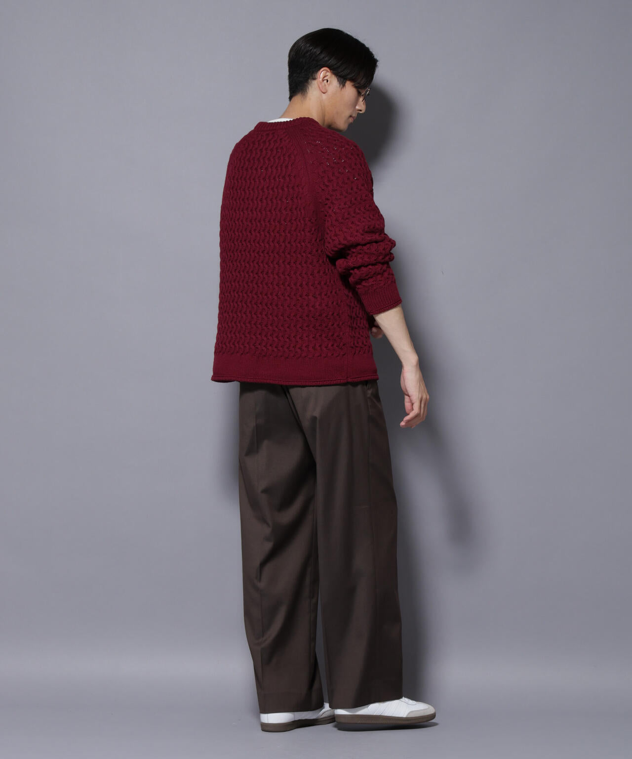 ヴァーグケーブルラグランニット 6685222229