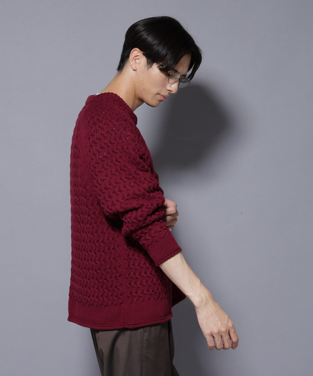 ヴァーグケーブルラグランニット 6685222229