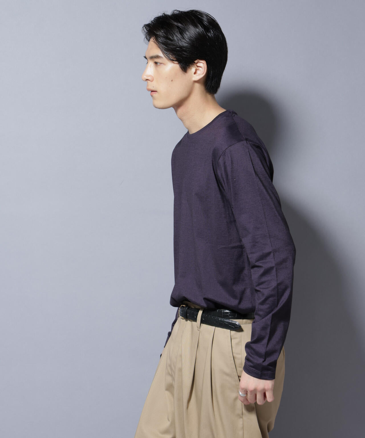 ソラーロライトストレッチクルーネックTシャツ 長袖 6685223201