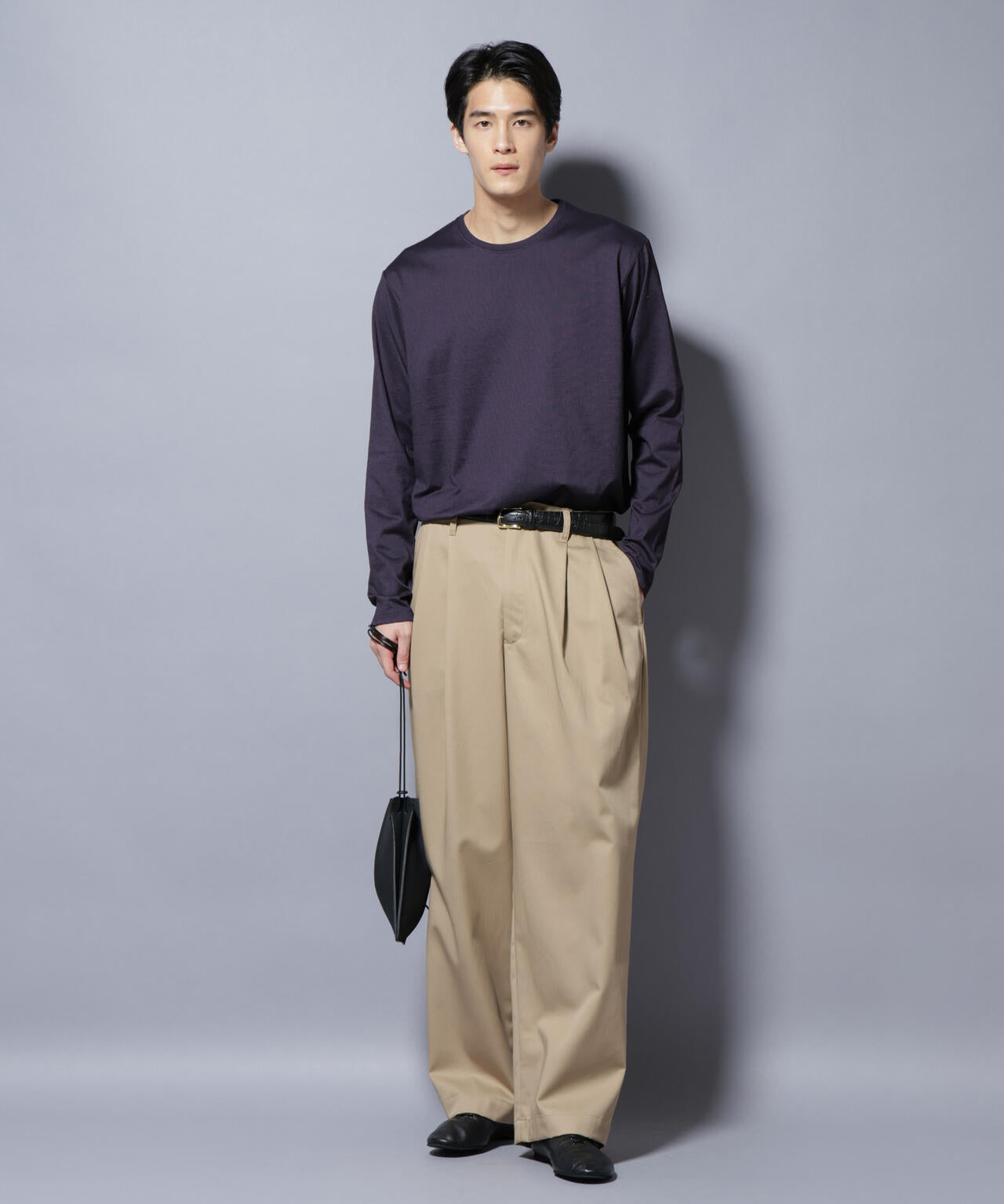ソラーロライトストレッチクルーネックTシャツ 長袖 6685223201