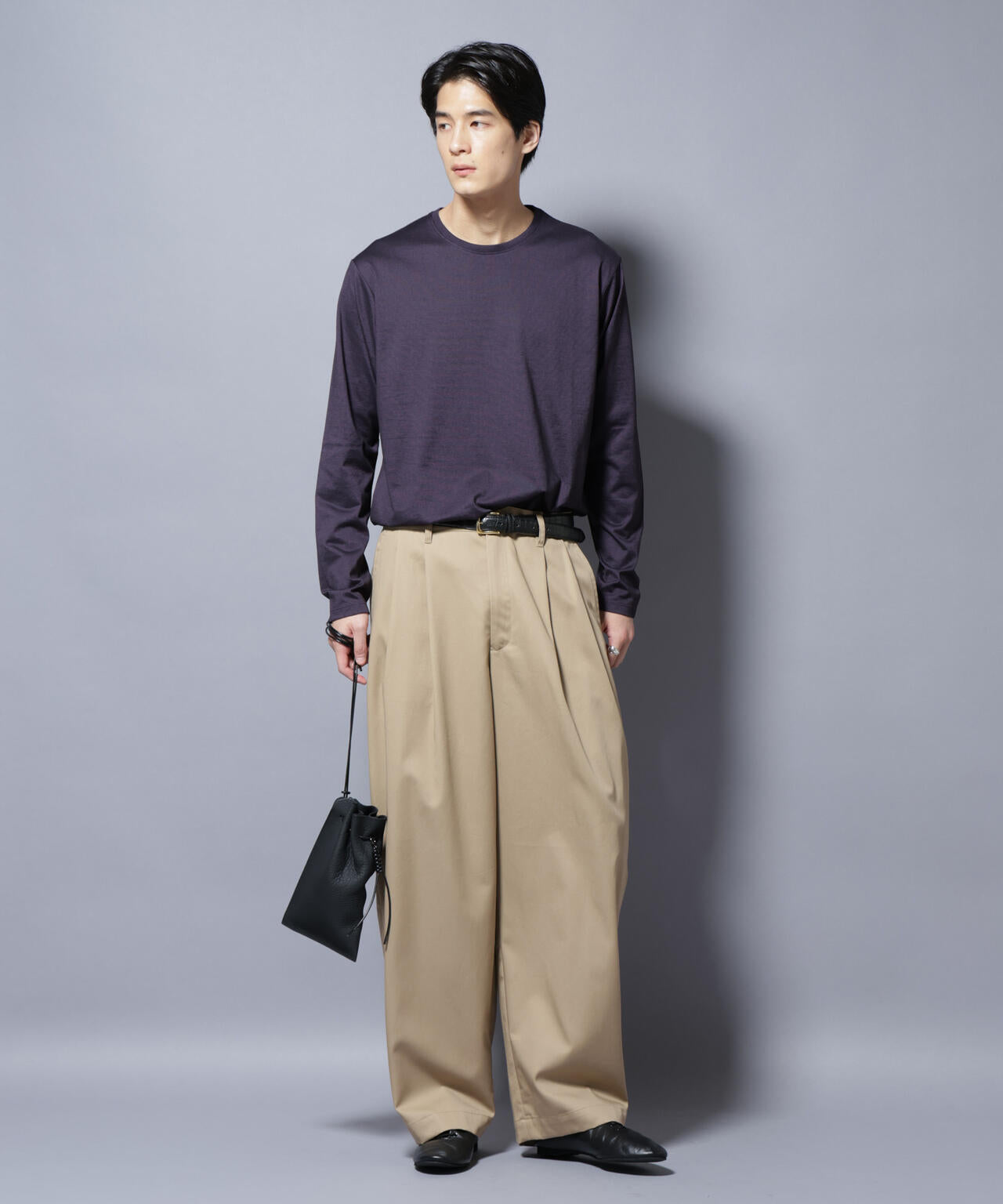 ソラーロライトストレッチクルーネックTシャツ 長袖 6685223201