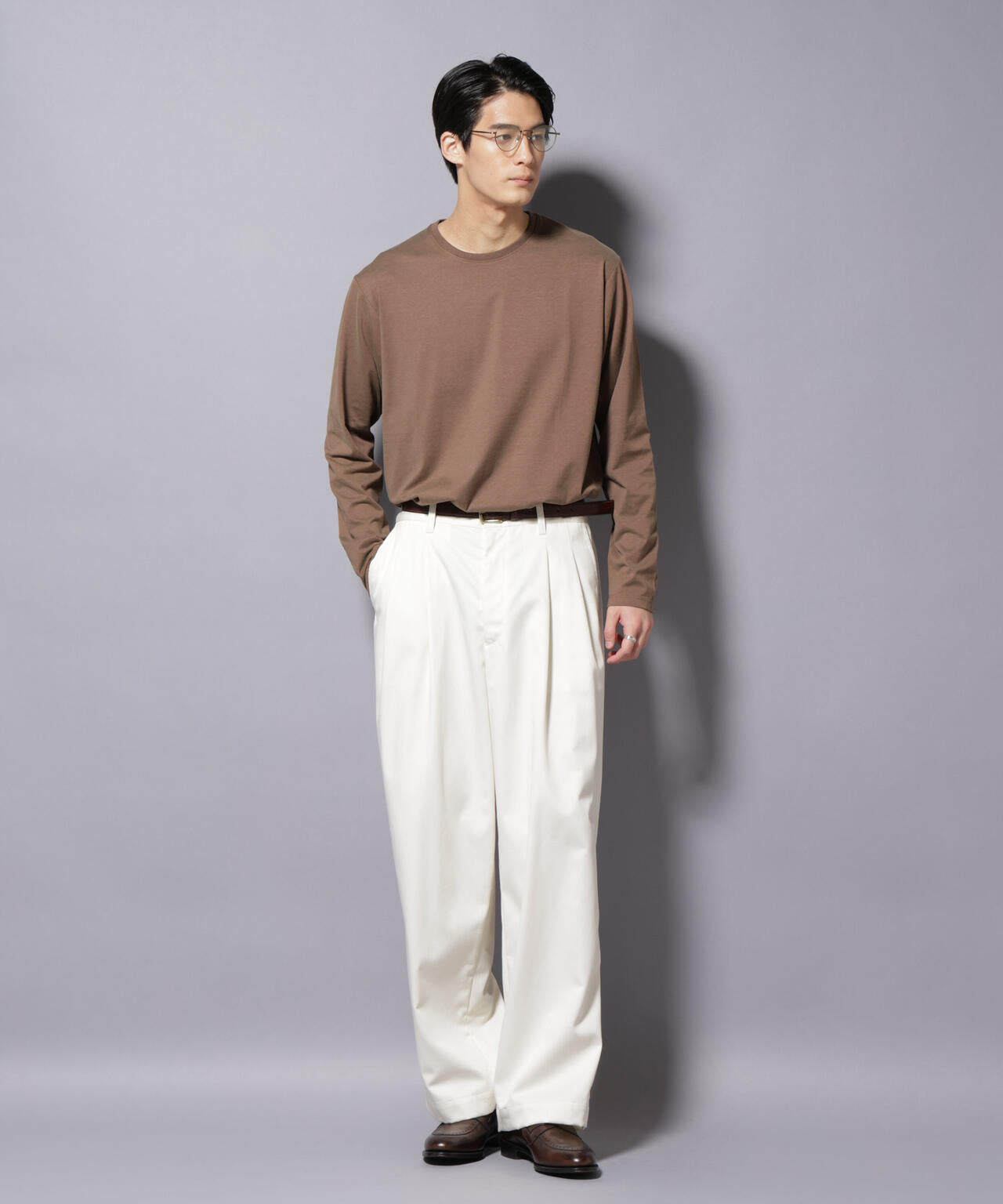 ソラーロライトストレッチクルーネックTシャツ 長袖 6685223201