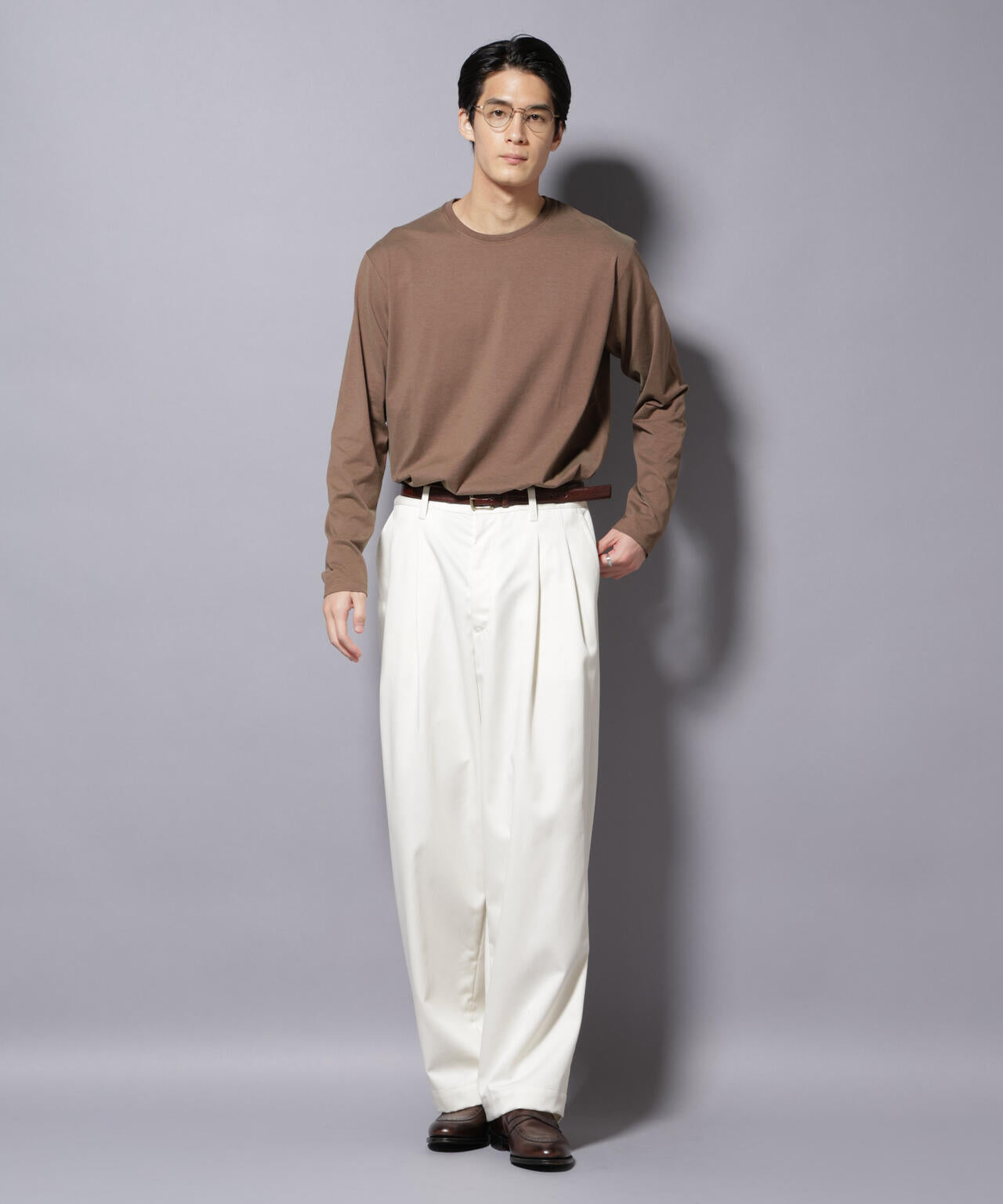 ソラーロライトストレッチクルーネックTシャツ 長袖 6685223201