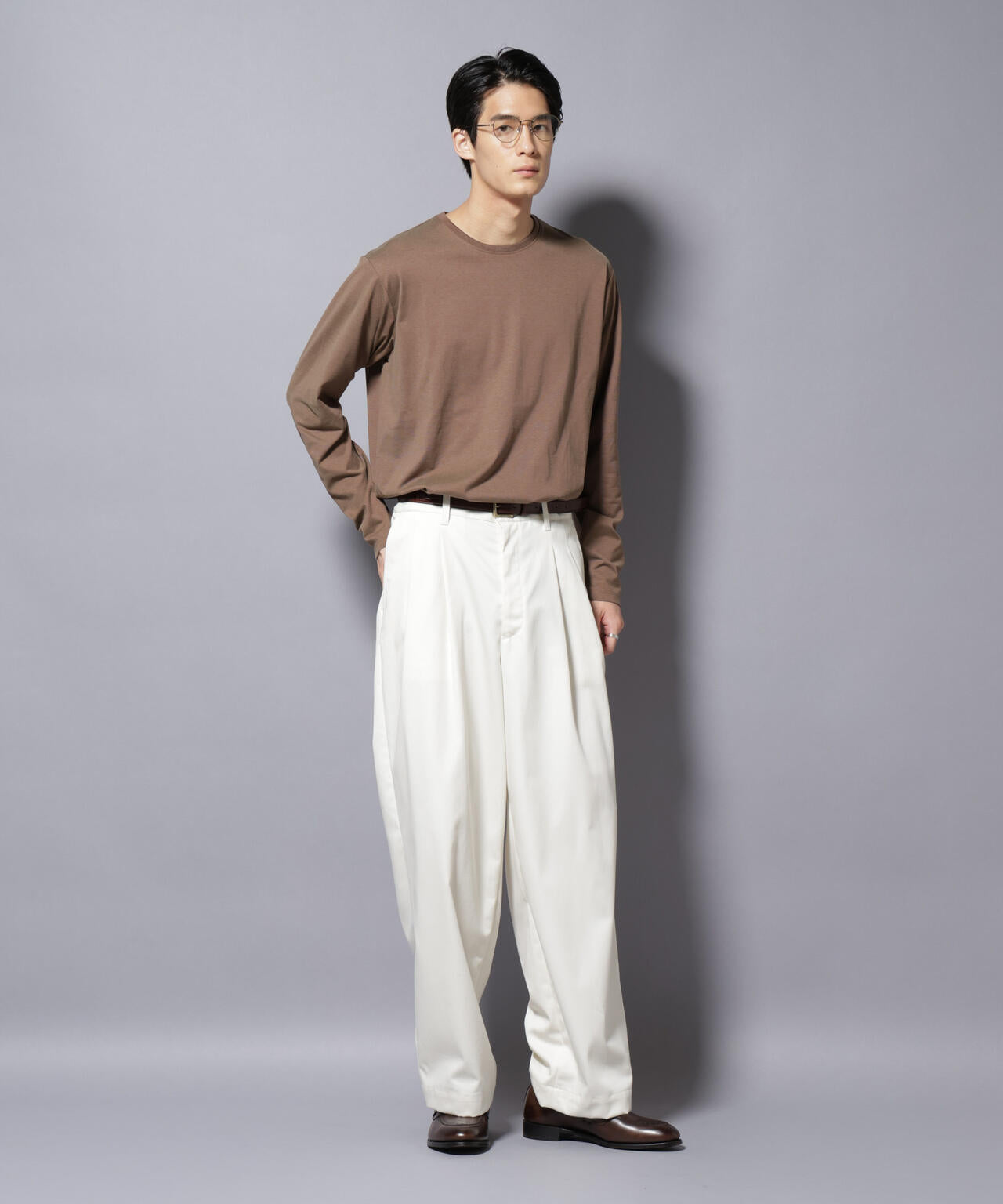ソラーロライトストレッチクルーネックTシャツ 長袖 6685223201