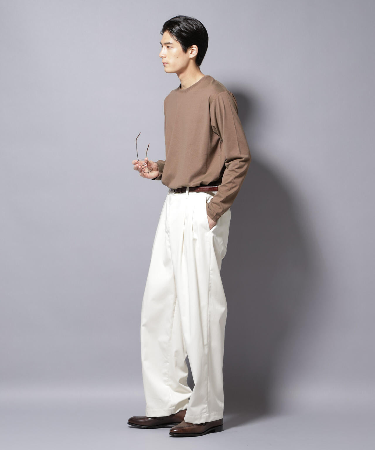 ソラーロライトストレッチクルーネックTシャツ 長袖 6685223201