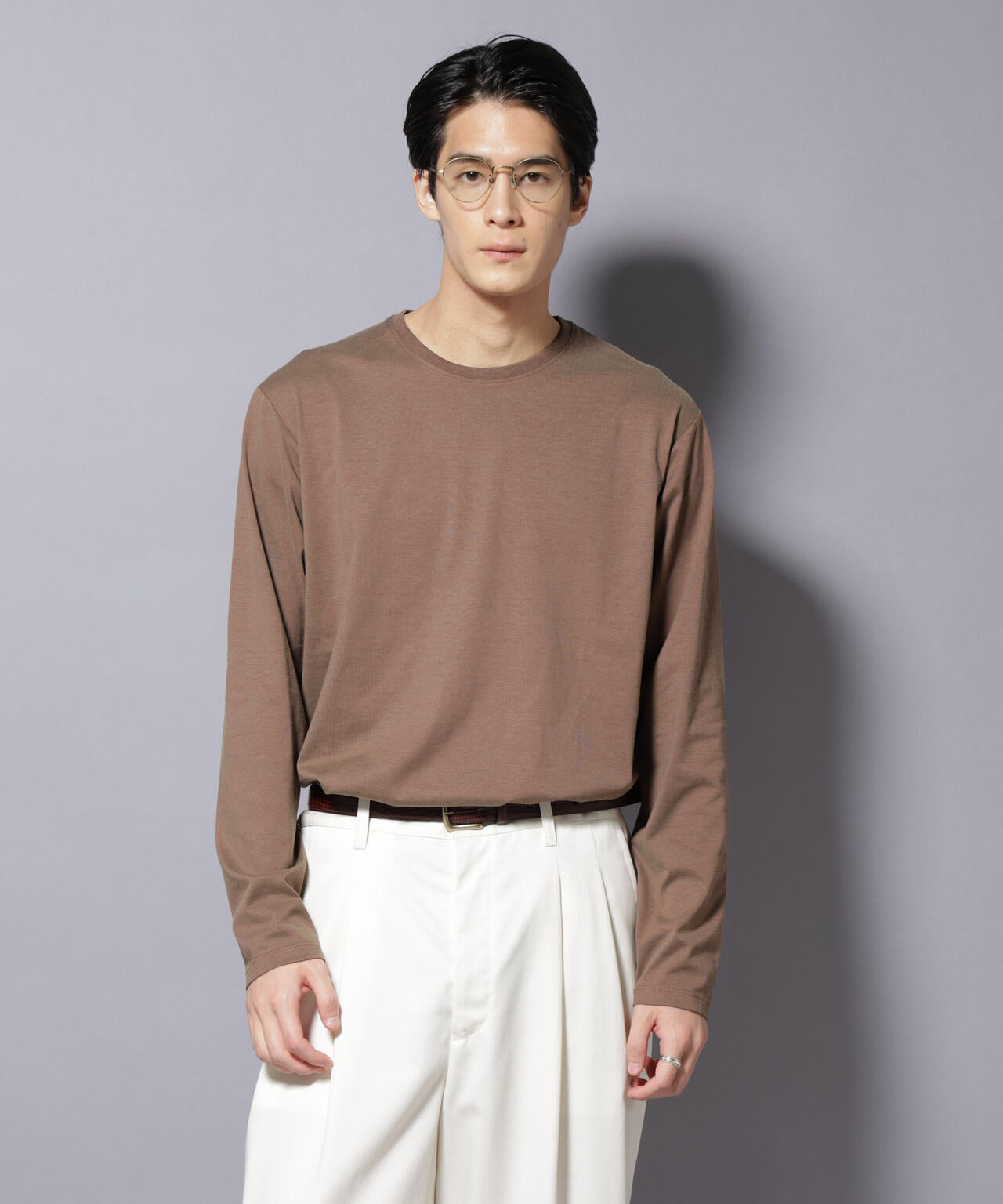ソラーロライトストレッチクルーネックTシャツ 長袖 6685223201
