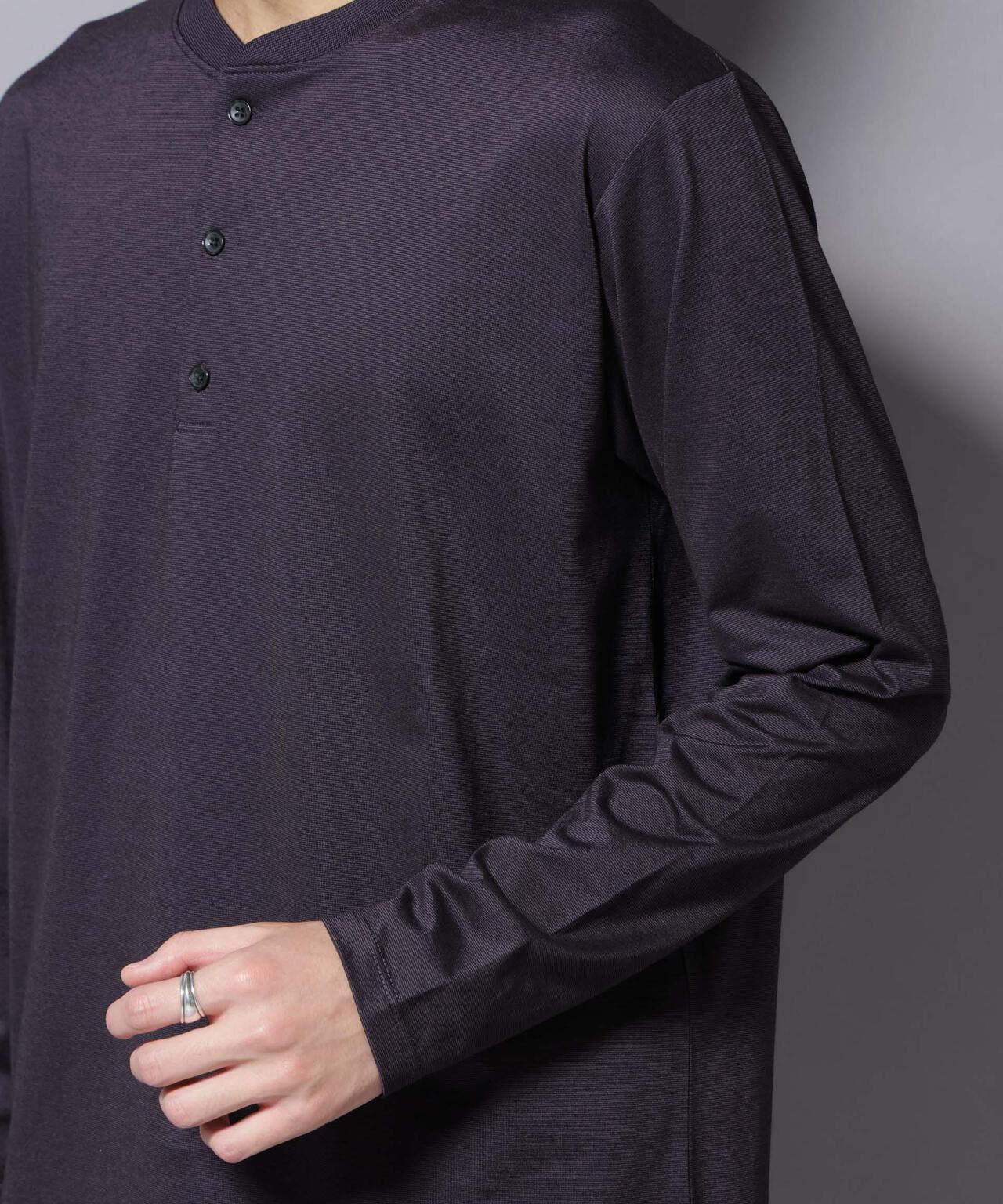 ソラーロライトストレッチヘンリーネックTシャツ 長袖 6685223202