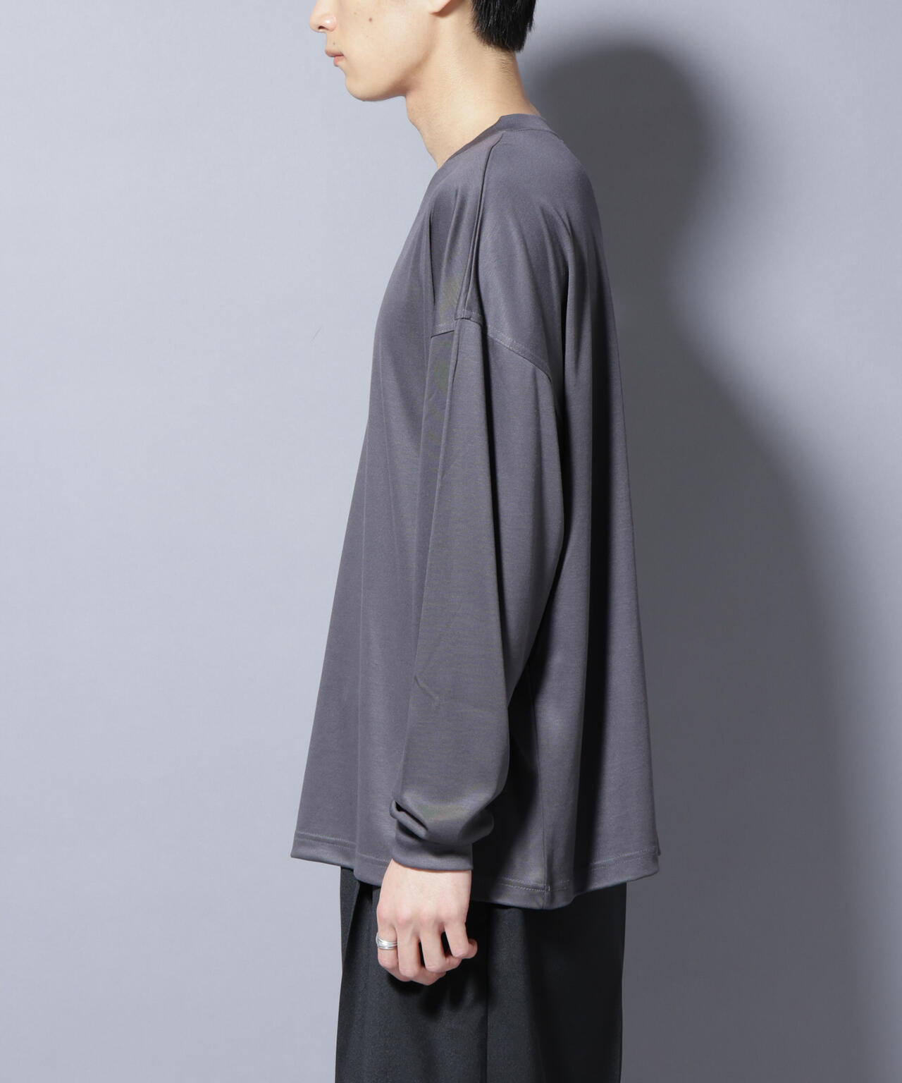 MIYATA×NANO JAPAN MADE キュプラ混 Tシャツ 長袖 6685223204