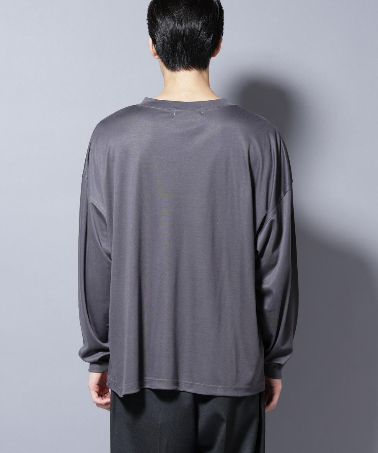 MIYATA×NANO JAPAN MADE キュプラ混 Tシャツ 長袖 6685223204