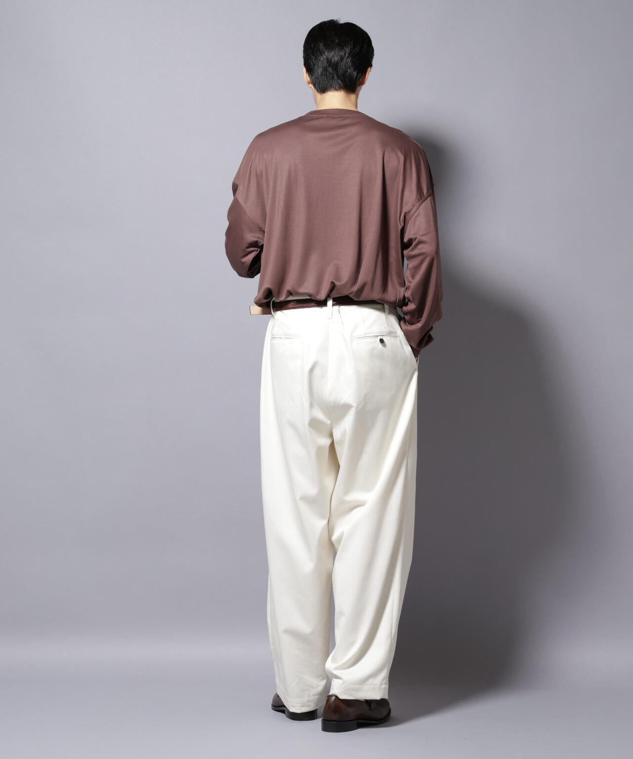 MIYATA×NANO JAPAN MADE キュプラ混 Tシャツ 長袖 6685223204