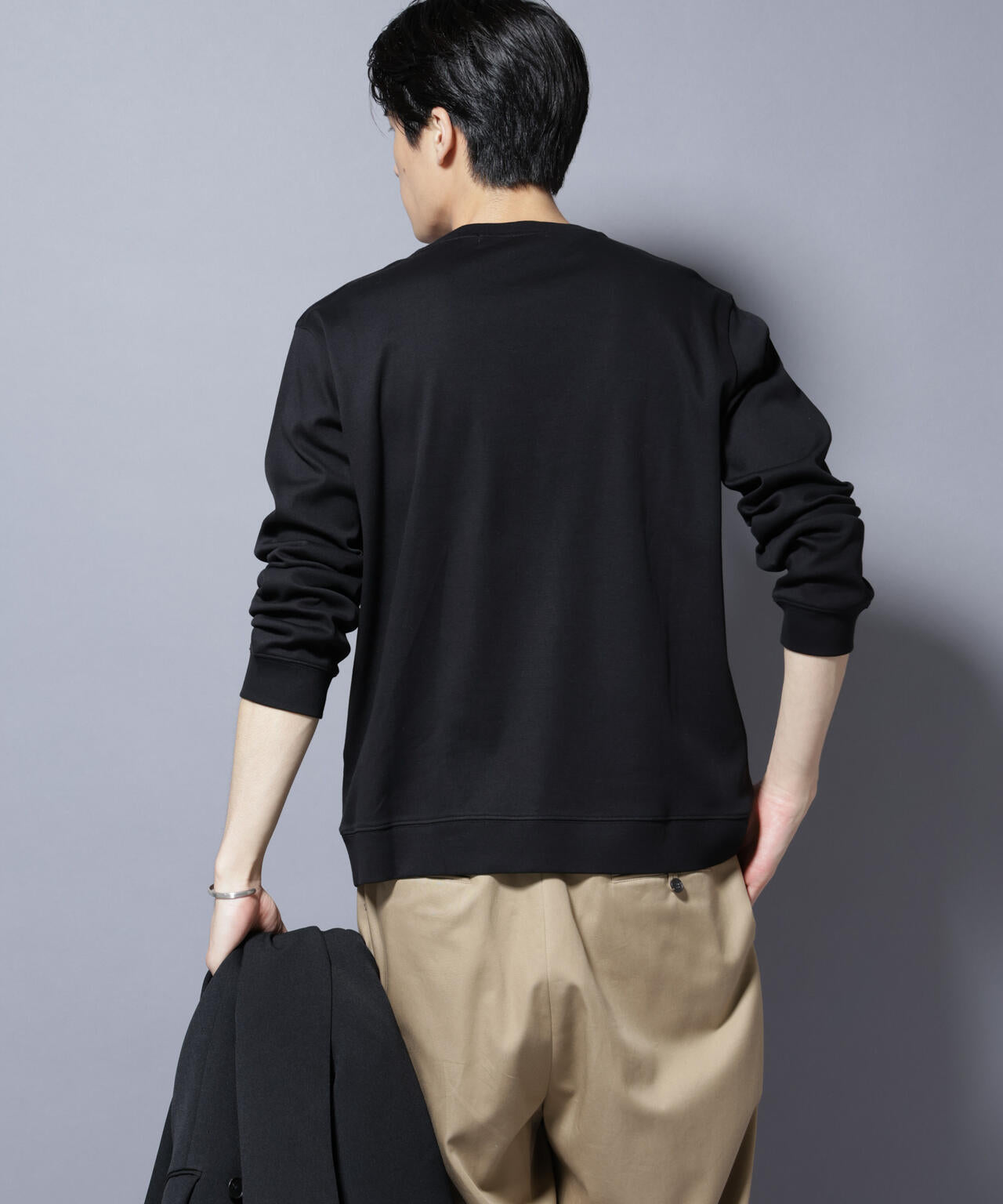 「FORMAL JERSEY」 クルーネックカットソー長袖 6685223205