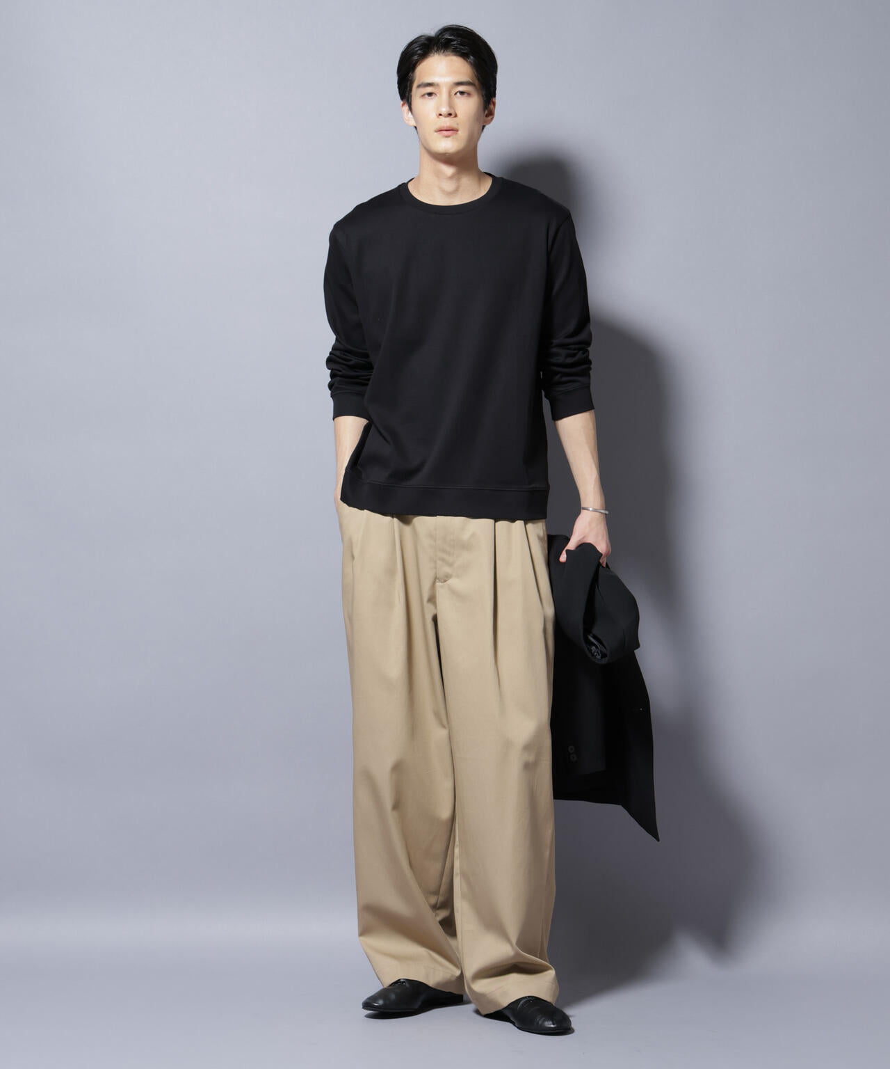 「FORMAL JERSEY」 クルーネックカットソー長袖 6685223205