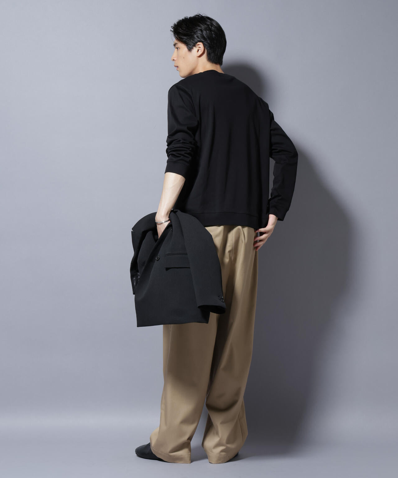「FORMAL JERSEY」 クルーネックカットソー長袖 6685223205