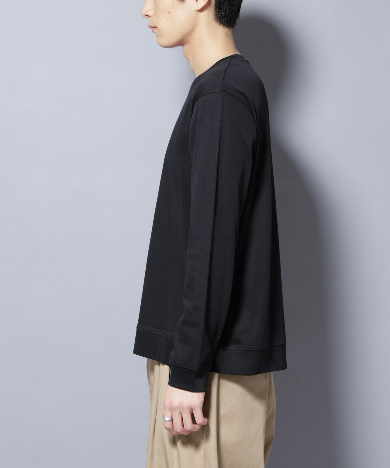 「FORMAL JERSEY」 クルーネックカットソー長袖 6685223205
