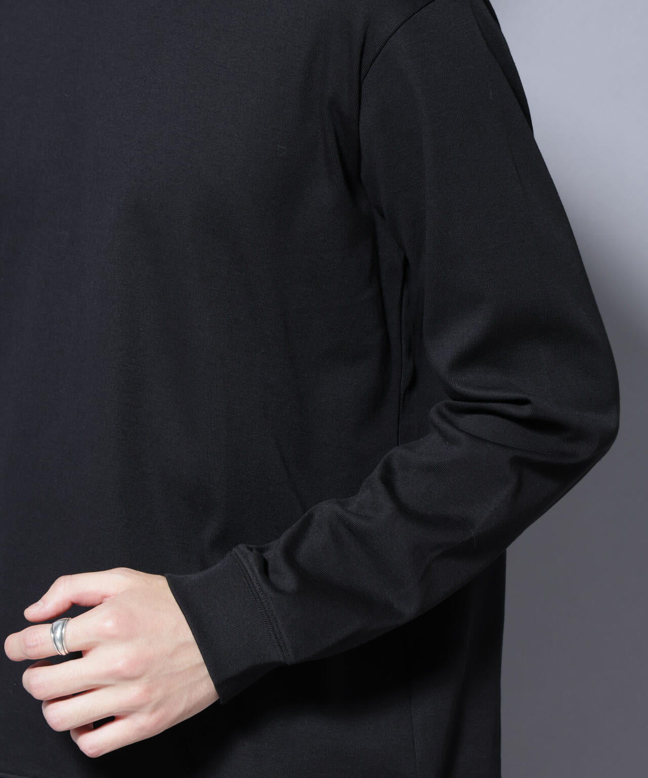 「FORMAL JERSEY」 クルーネックカットソー長袖 6685223205