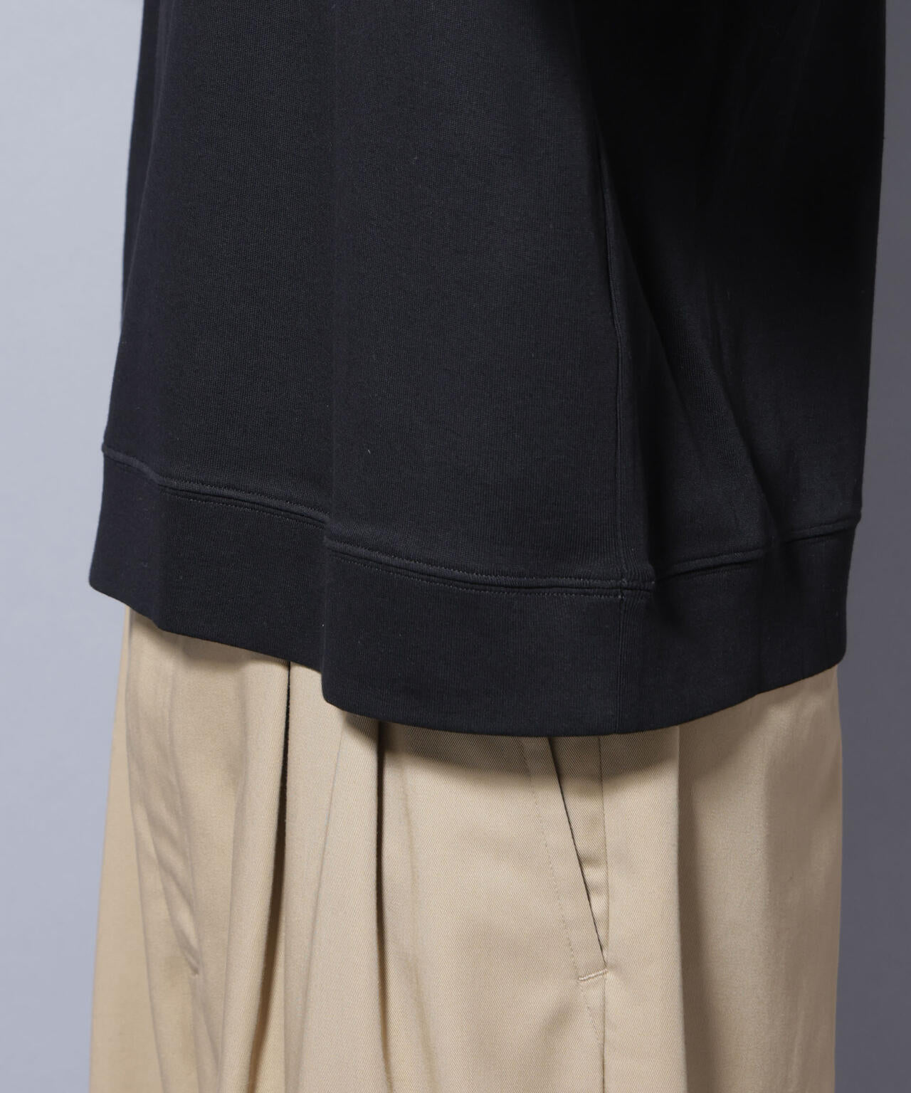「FORMAL JERSEY」 クルーネックカットソー長袖 6685223205