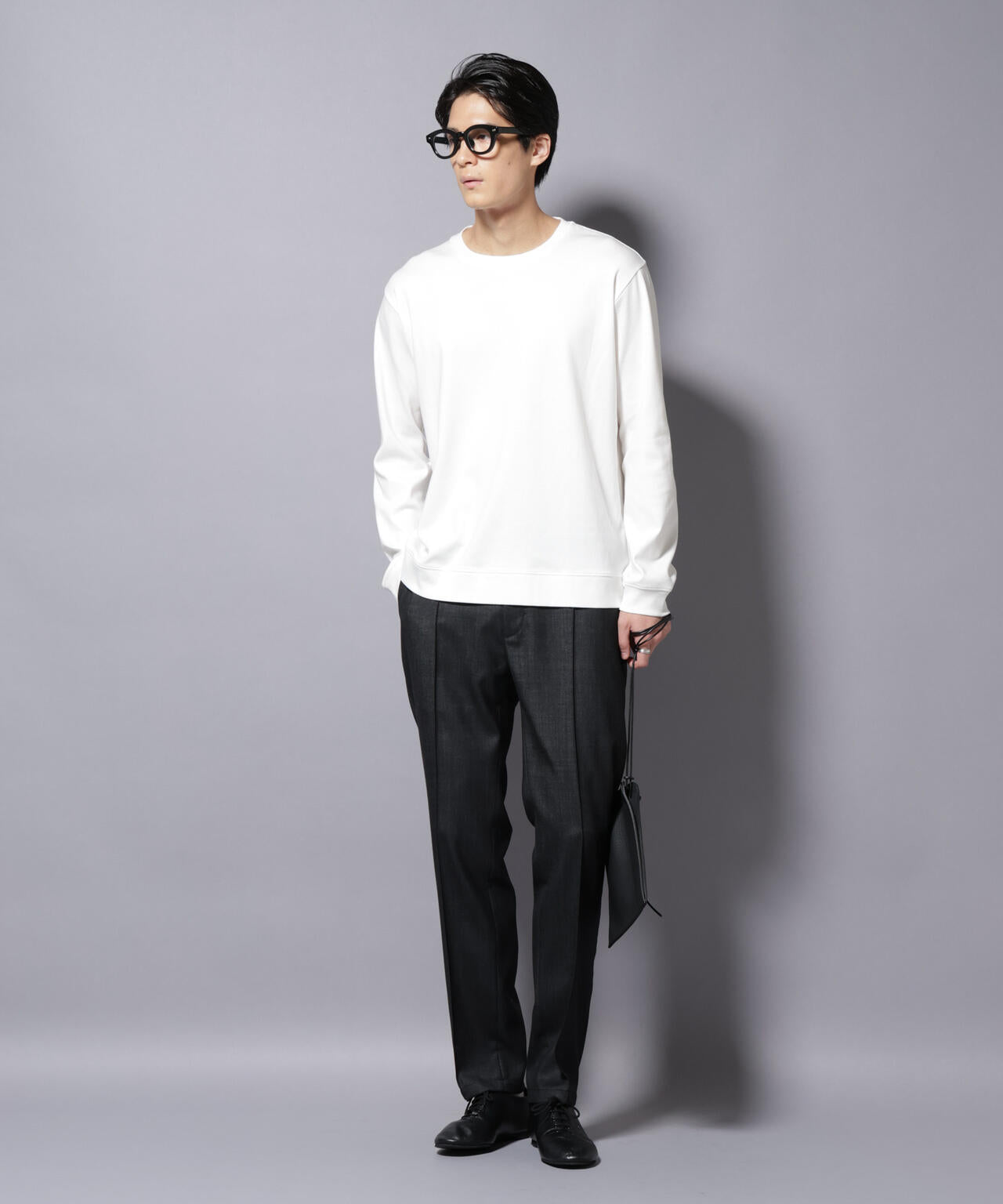 「FORMAL JERSEY」 クルーネックカットソー長袖 6685223205