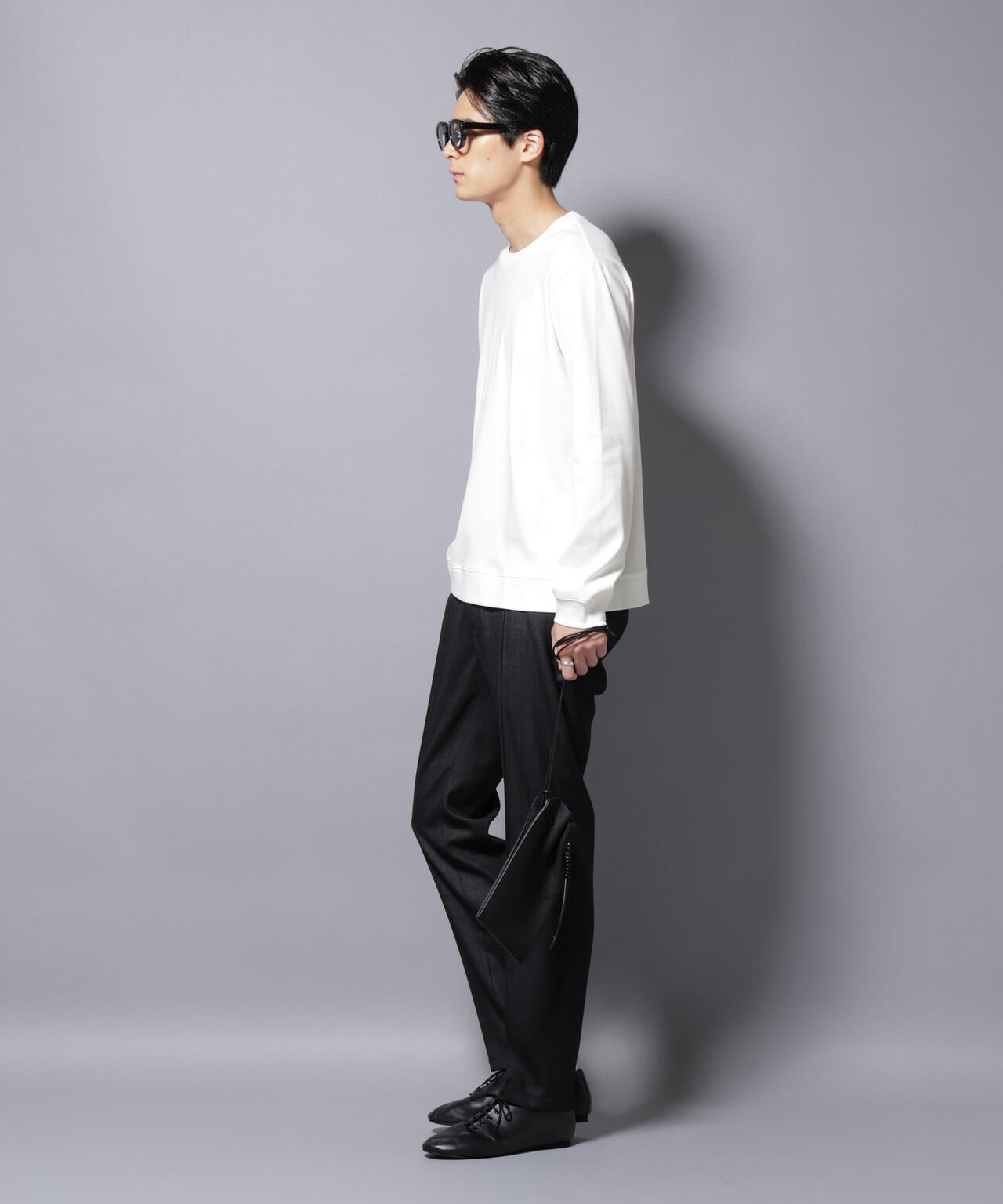「FORMAL JERSEY」 クルーネックカットソー長袖 6685223205