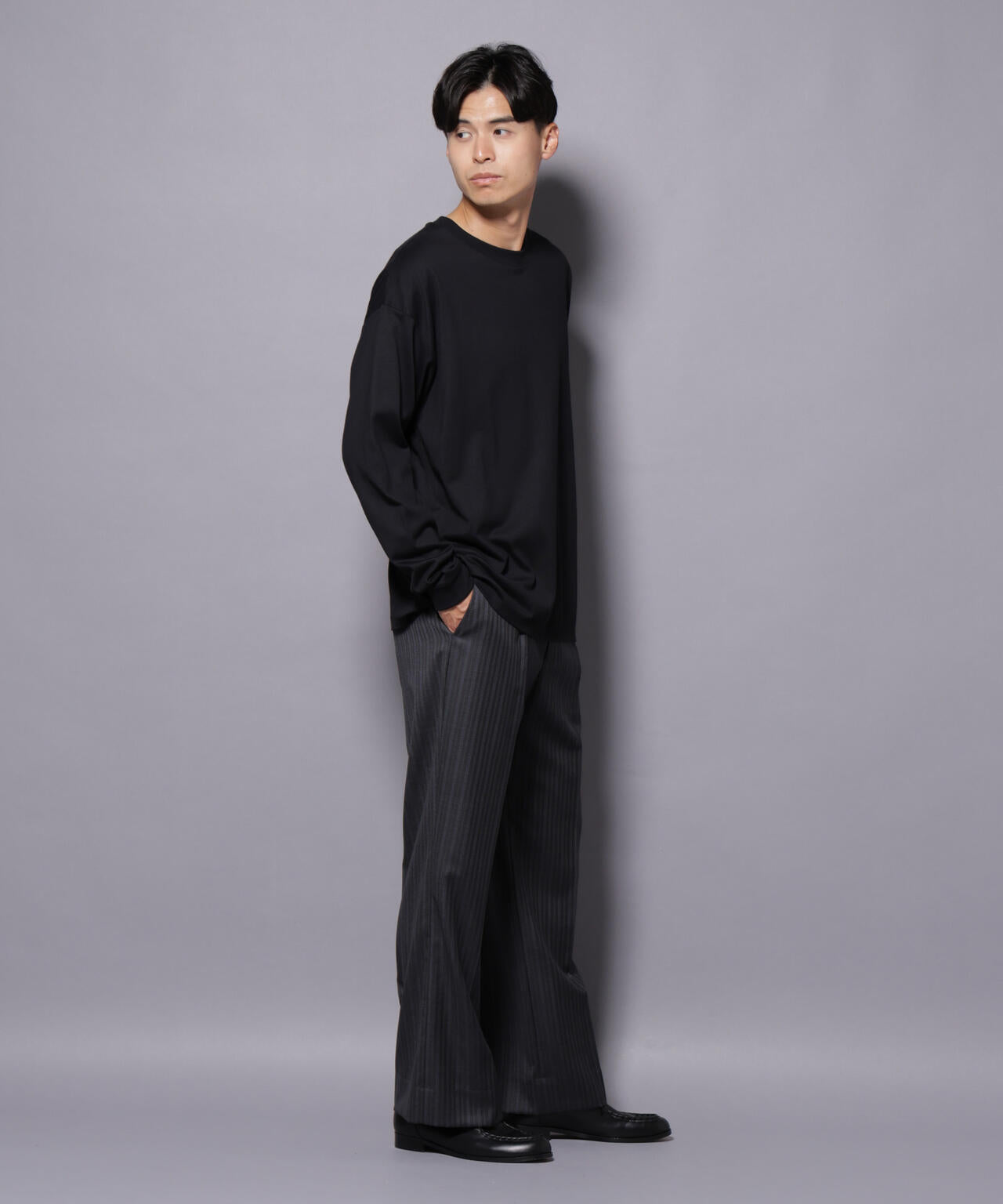 Anti Soaked(R) 汗染み防止 クルーネック ビッグシルエット Tシャツ 6685223208