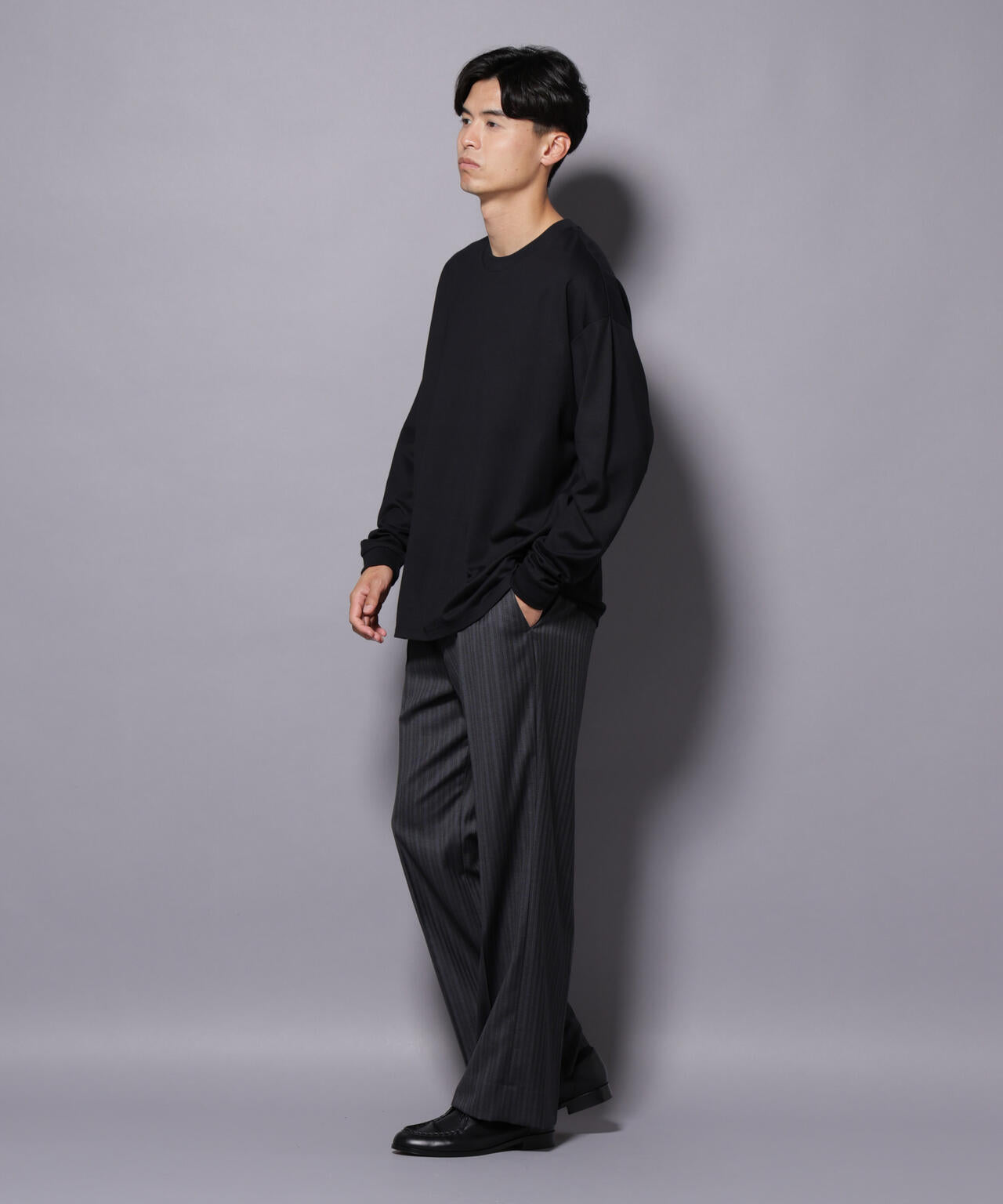 Anti Soaked(R) 汗染み防止 クルーネック ビッグシルエット Tシャツ 6685223208