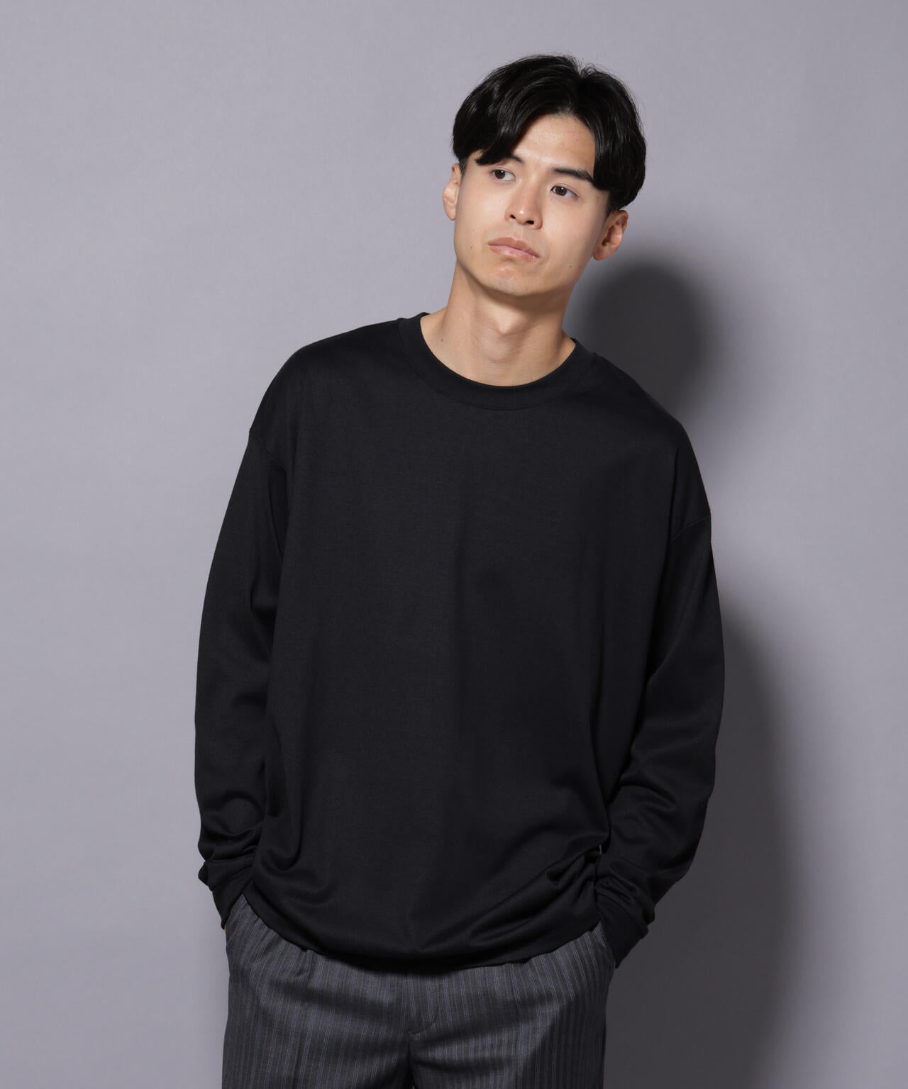 Anti Soaked(R) 汗染み防止 クルーネック ビッグシルエット Tシャツ 6685223208