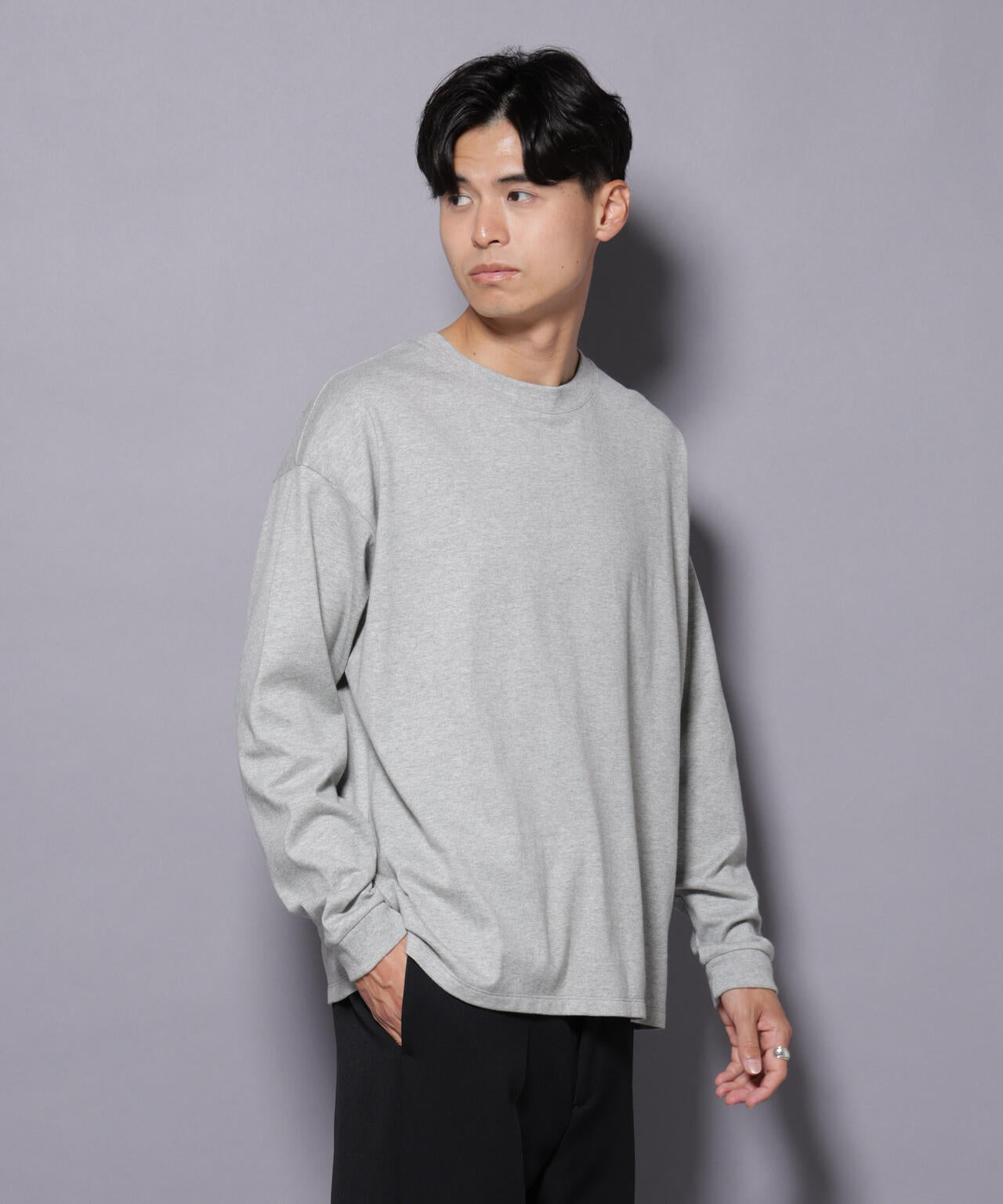 Anti Soaked(R) 汗染み防止 クルーネック ビッグシルエット Tシャツ 6685223208