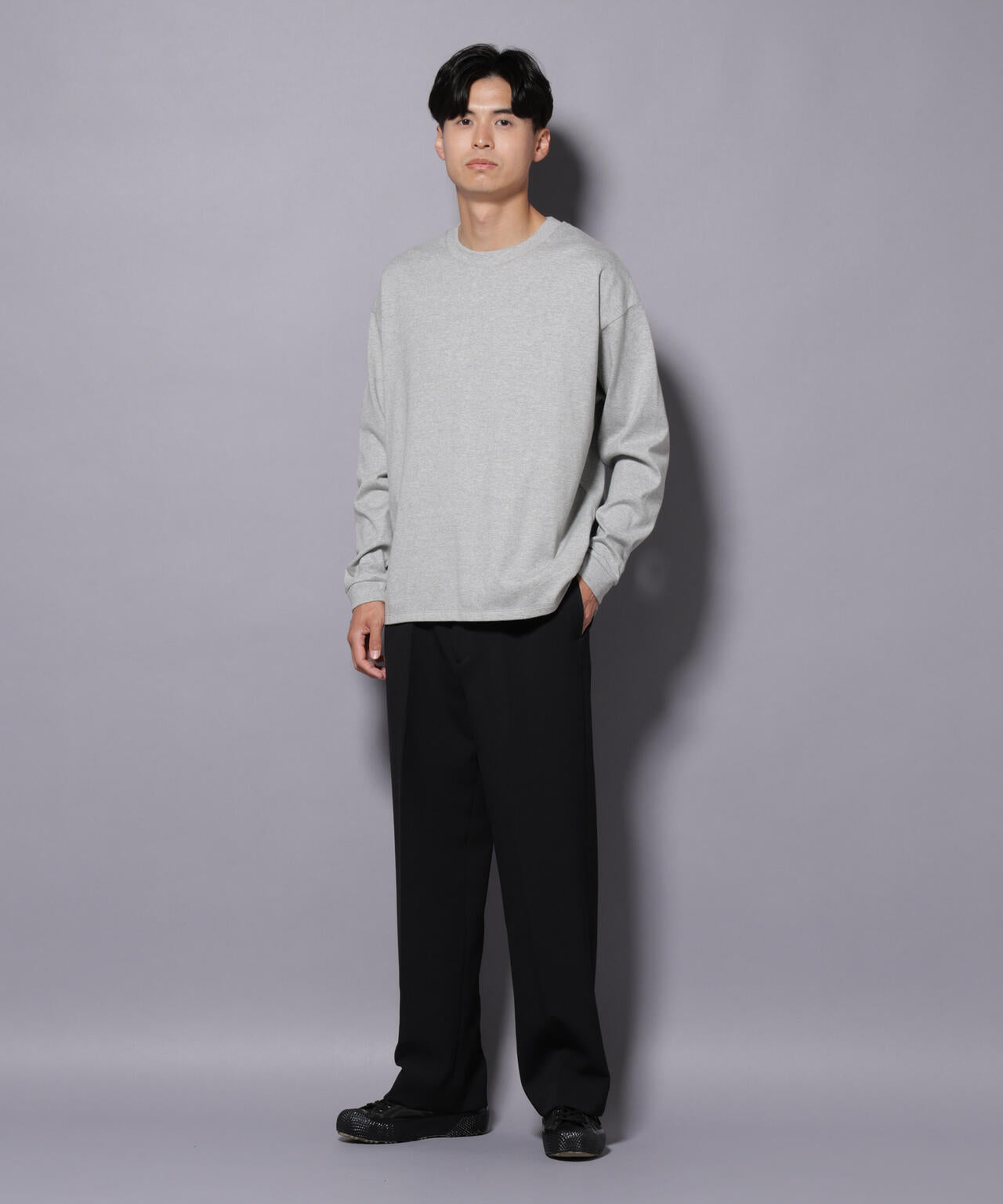 Anti Soaked(R) 汗染み防止 クルーネック ビッグシルエット Tシャツ 6685223208