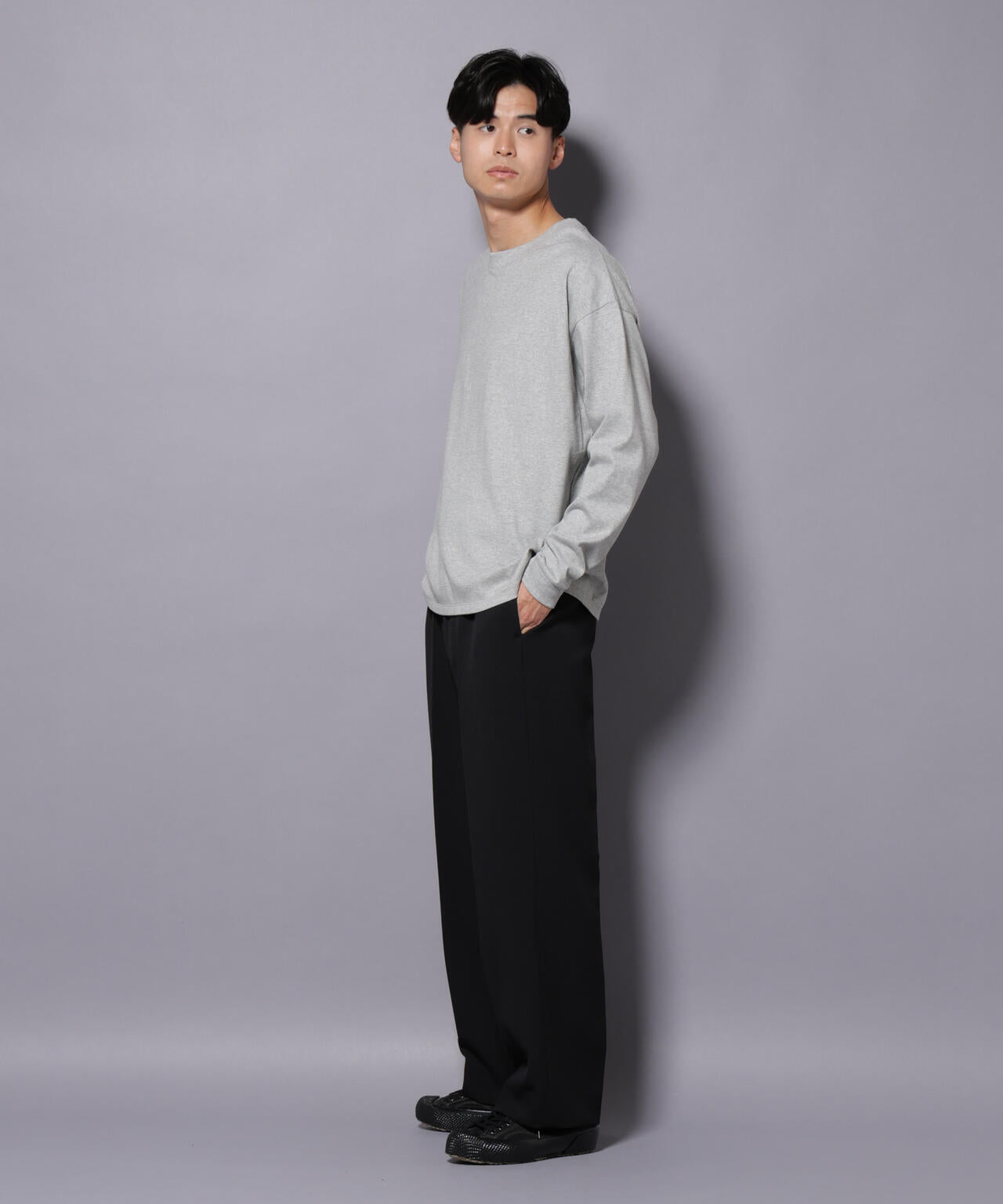 Anti Soaked(R) 汗染み防止 クルーネック ビッグシルエット Tシャツ 6685223208