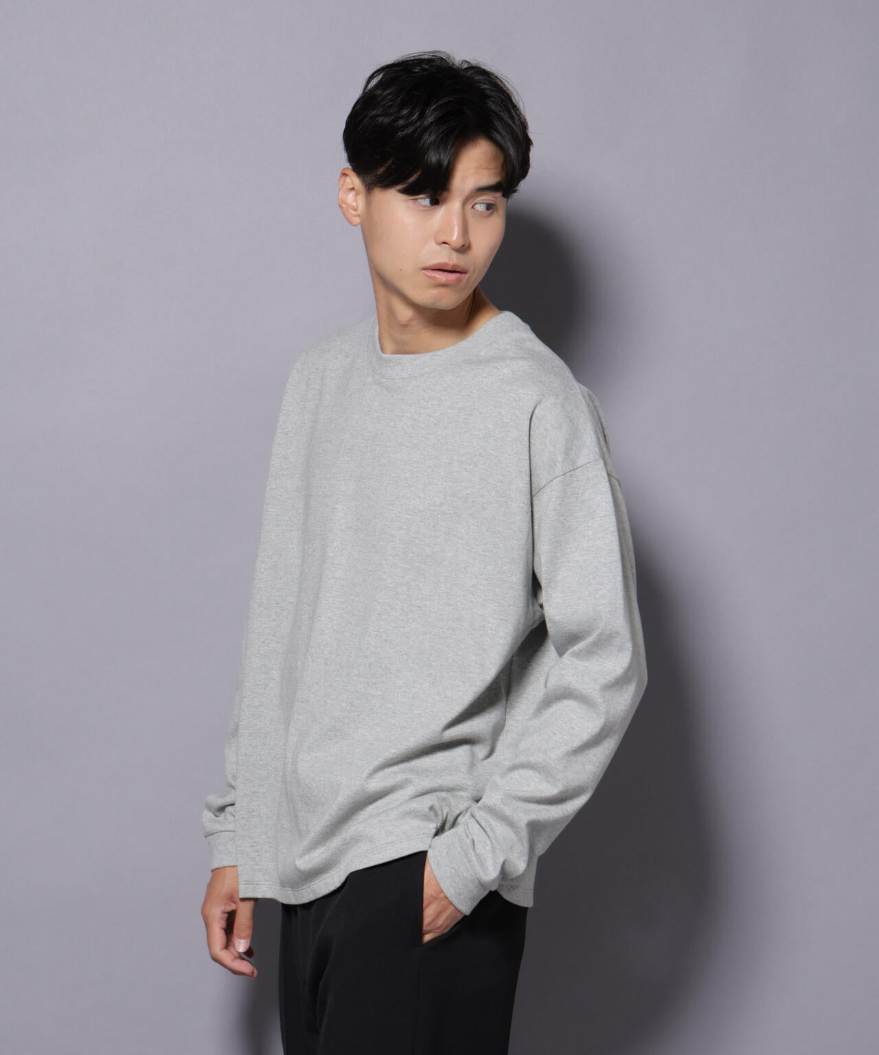 Anti Soaked(R) 汗染み防止 クルーネック ビッグシルエット Tシャツ 6685223208