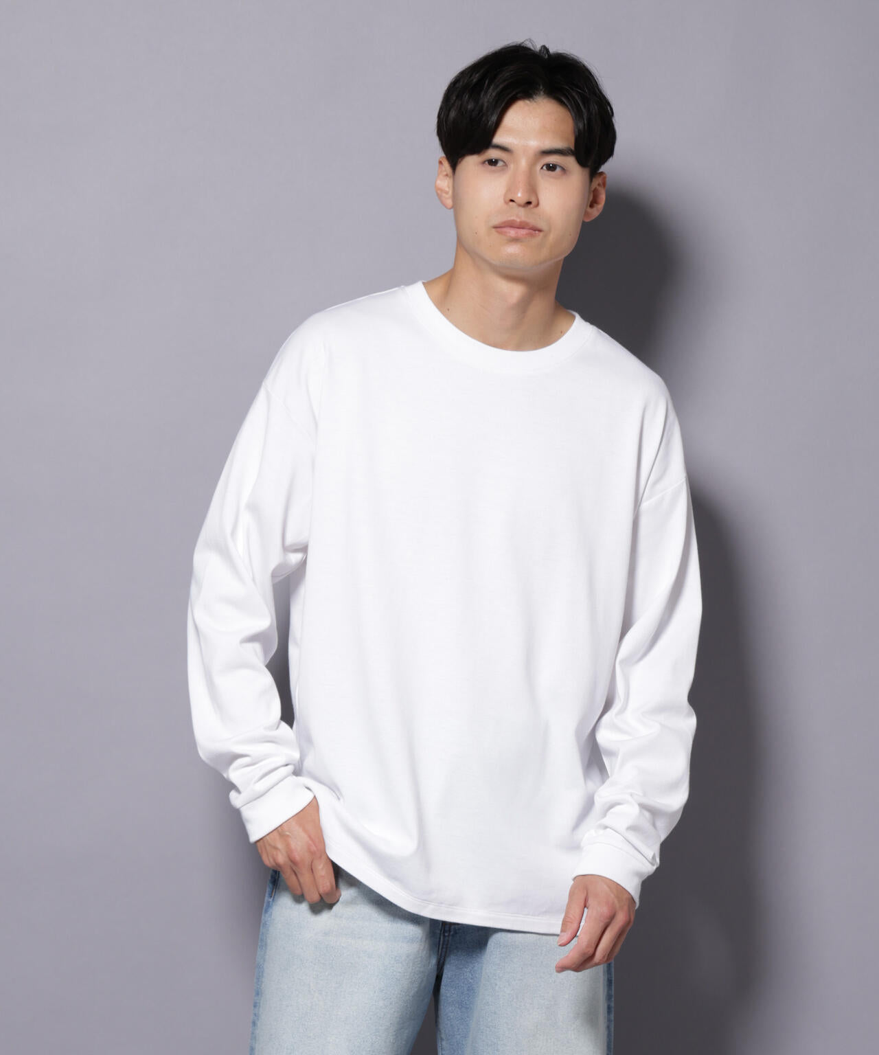 Anti Soaked(R) 汗染み防止 クルーネック ビッグシルエット Tシャツ 6685223208