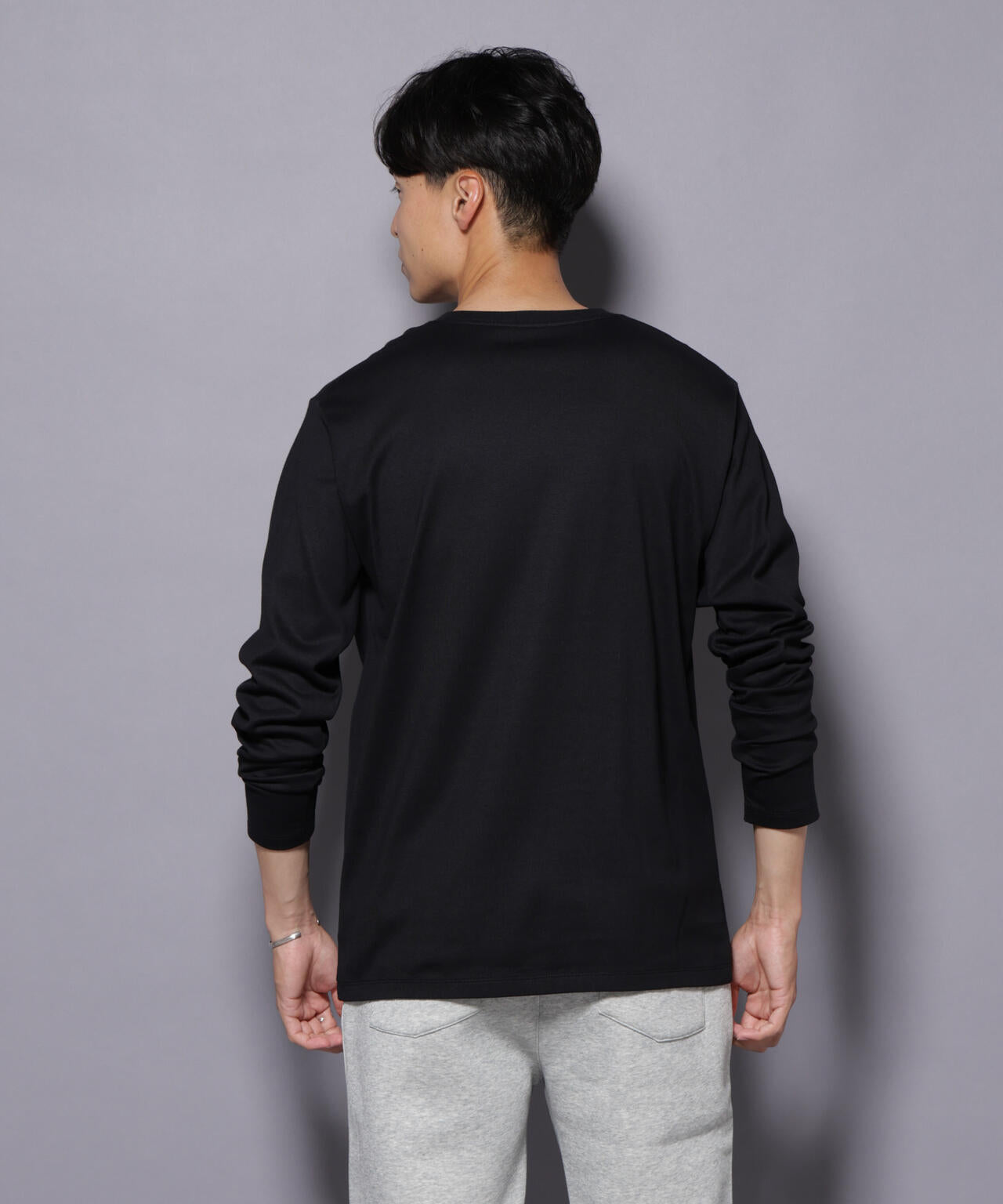 Anti Soaked(R)汗染み防止 クルーネックTシャツ 長袖 6685223209