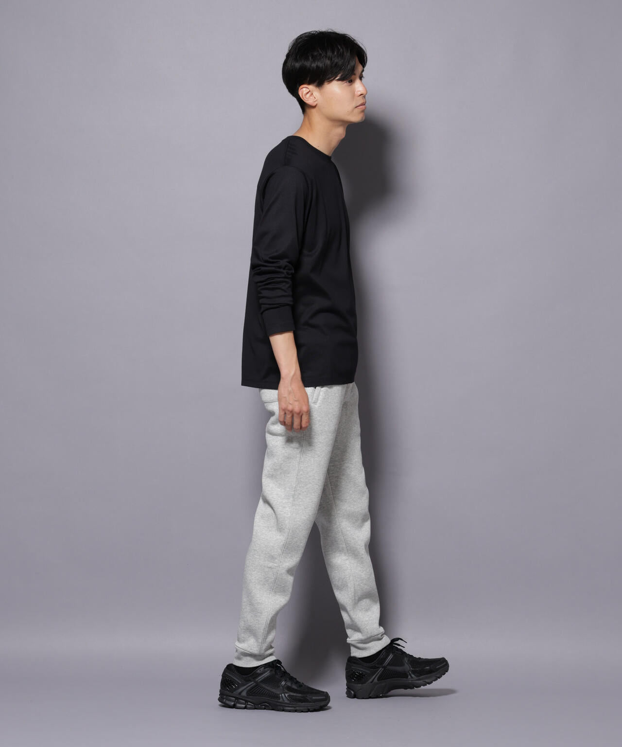 Anti Soaked(R)汗染み防止 クルーネックTシャツ 長袖 6685223209