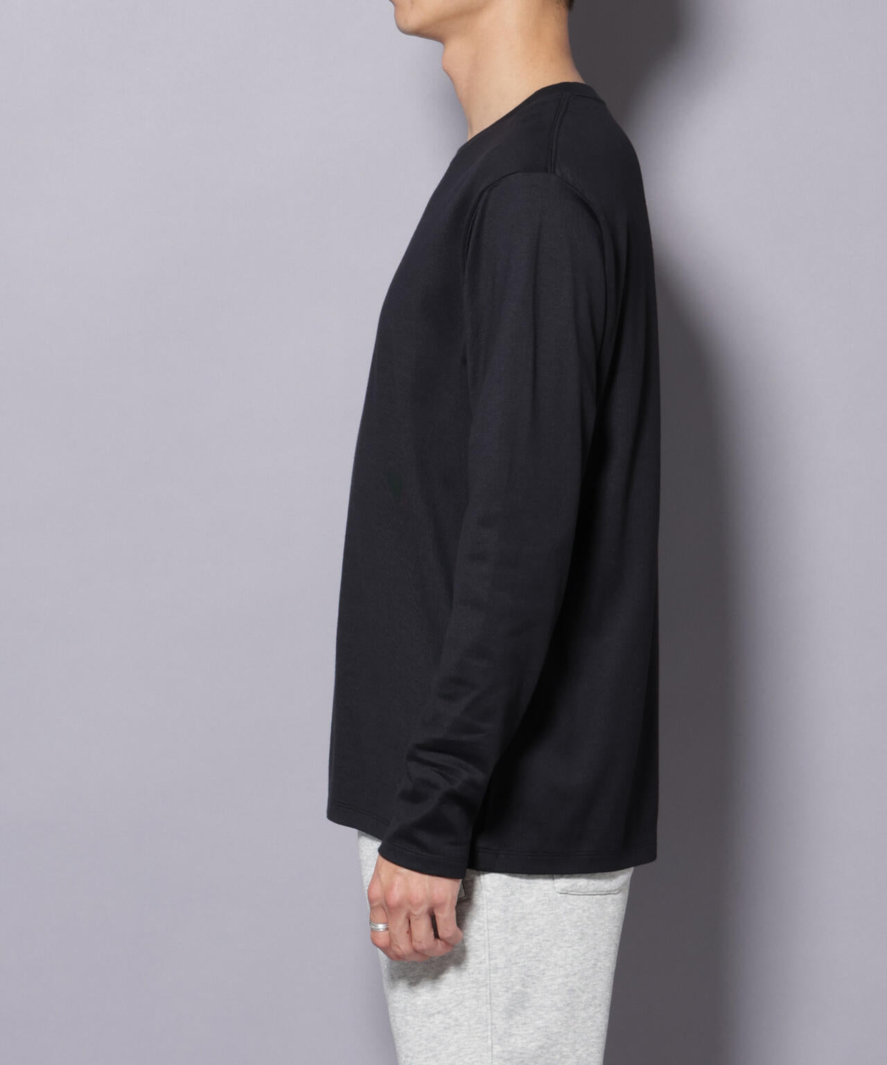 Anti Soaked(R)汗染み防止 クルーネックTシャツ 長袖 6685223209