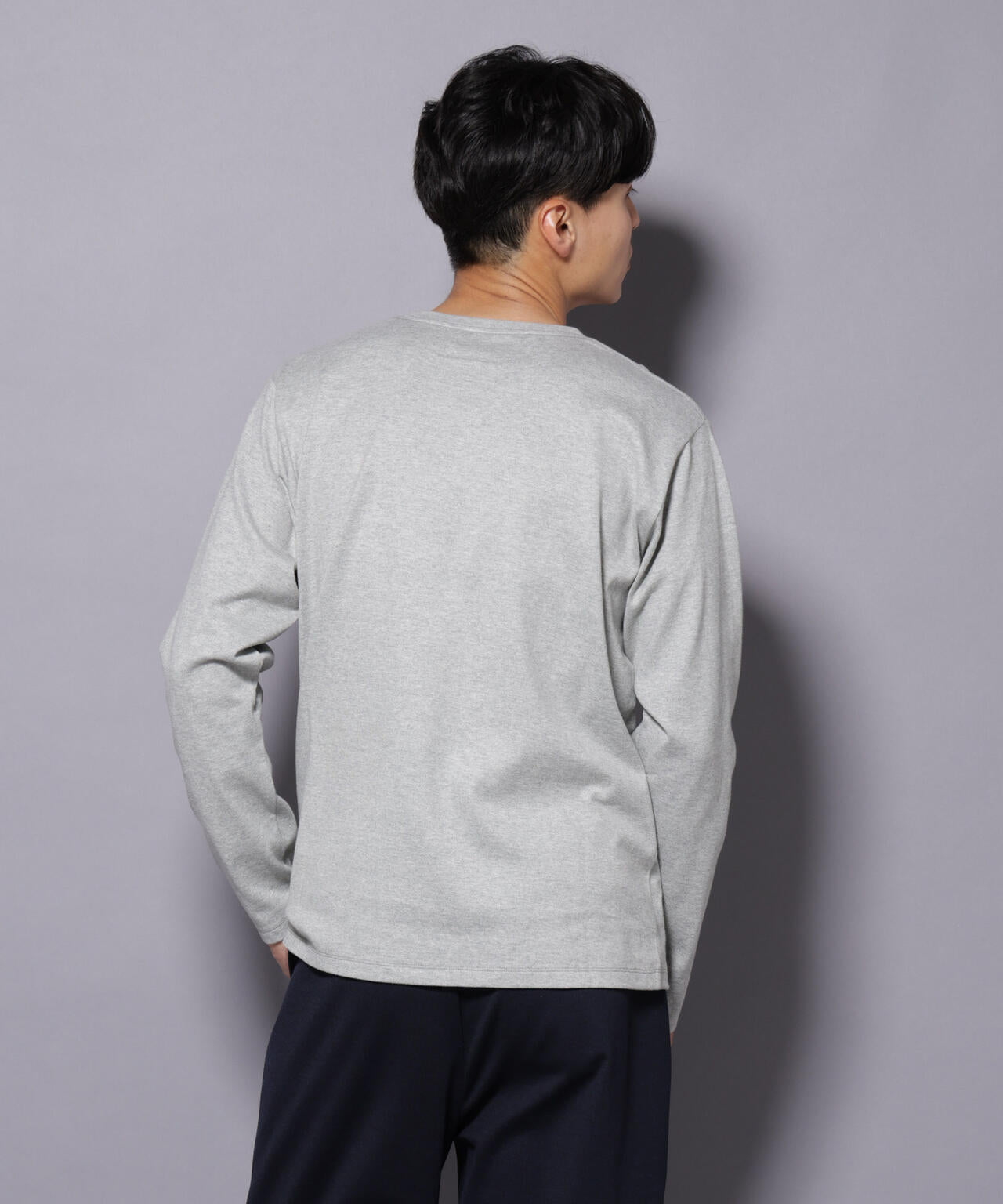 Anti Soaked(R)汗染み防止 クルーネックTシャツ 長袖 6685223209