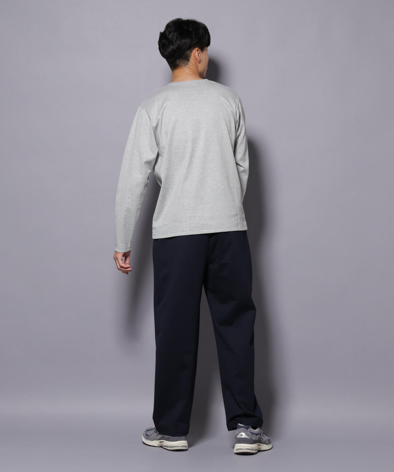Anti Soaked(R)汗染み防止 クルーネックTシャツ 長袖 6685223209
