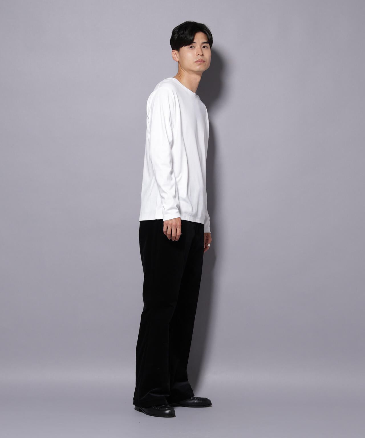 Anti Soaked(R)汗染み防止 クルーネックTシャツ 長袖 6685223209