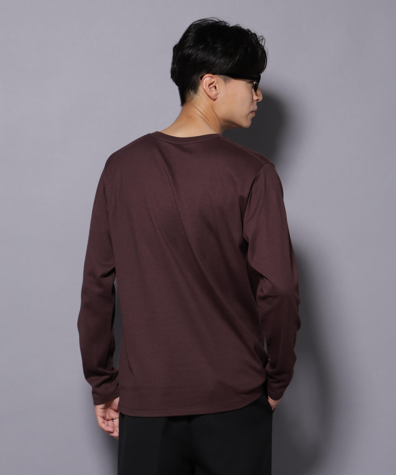 Anti Soaked(R)汗染み防止 クルーネックTシャツ 長袖 6685223209