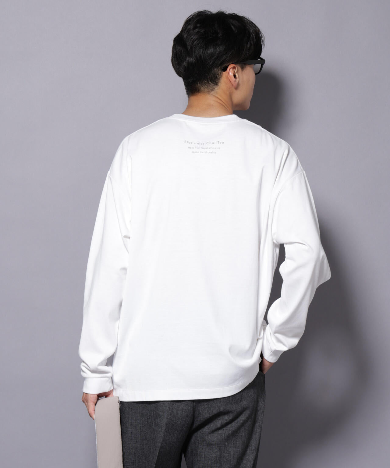 Anti Soaked(R)×SUNCHAIポートレート汗染み防止 Tシャツ長袖 6685223210