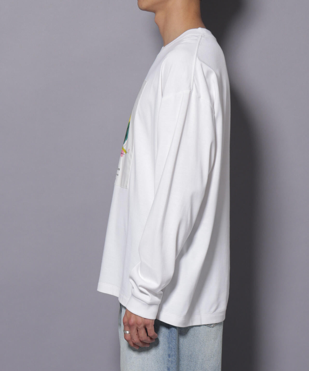 Anti Soaked(R)×SUNCHAIポートレート汗染み防止 Tシャツ長袖 6685223210