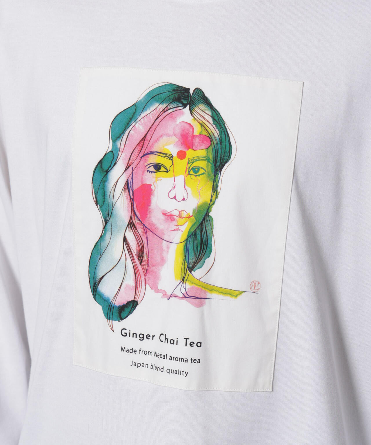 Anti Soaked(R)×SUNCHAIポートレート汗染み防止 Tシャツ長袖 6685223210