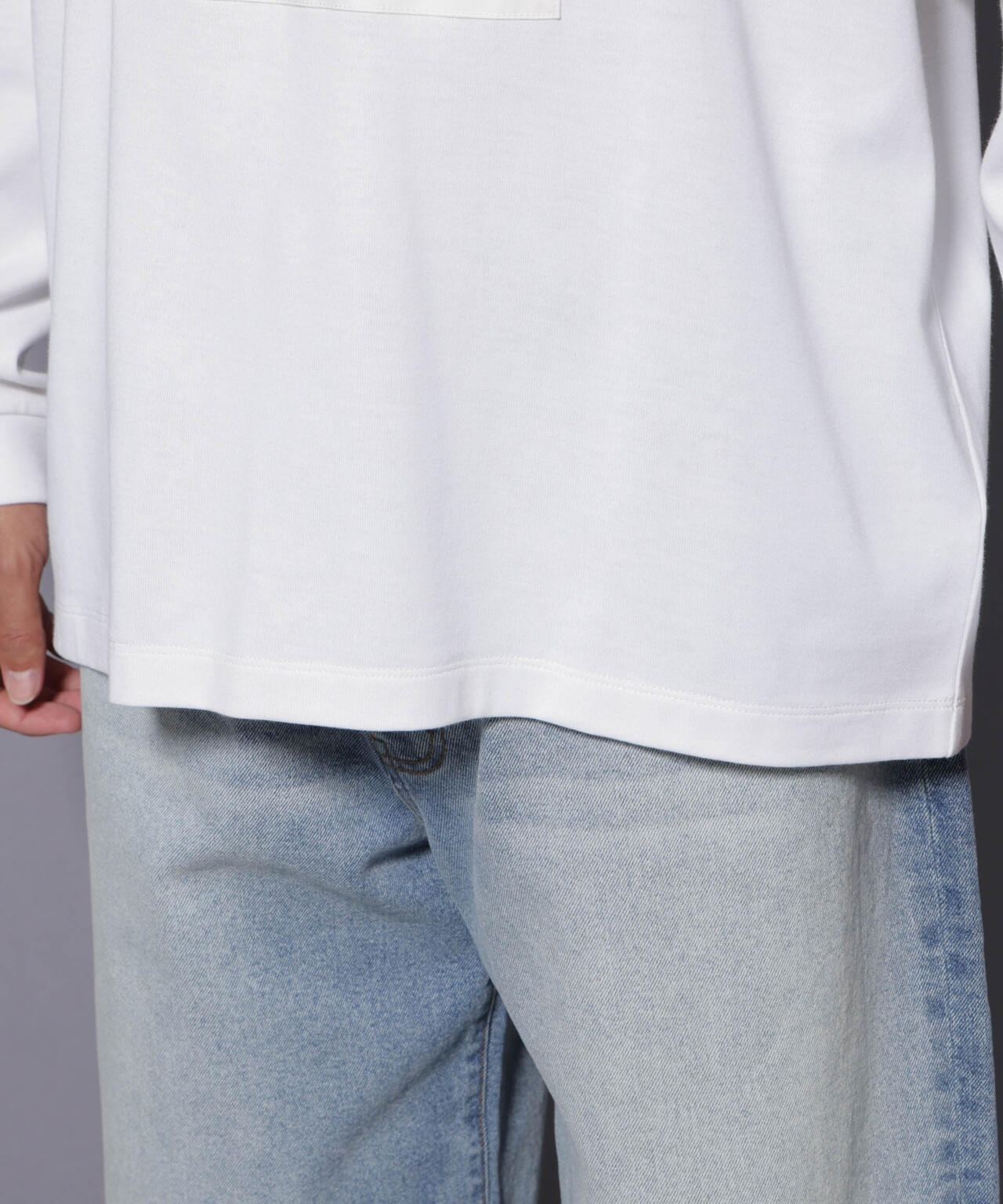 Anti Soaked(R)×SUNCHAIポートレート汗染み防止 Tシャツ長袖 6685223210