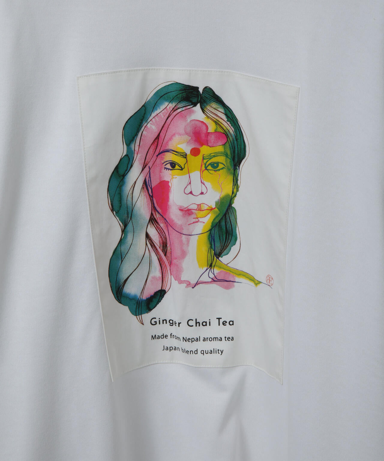 Anti Soaked(R)×SUNCHAIポートレート汗染み防止 Tシャツ長袖 6685223210