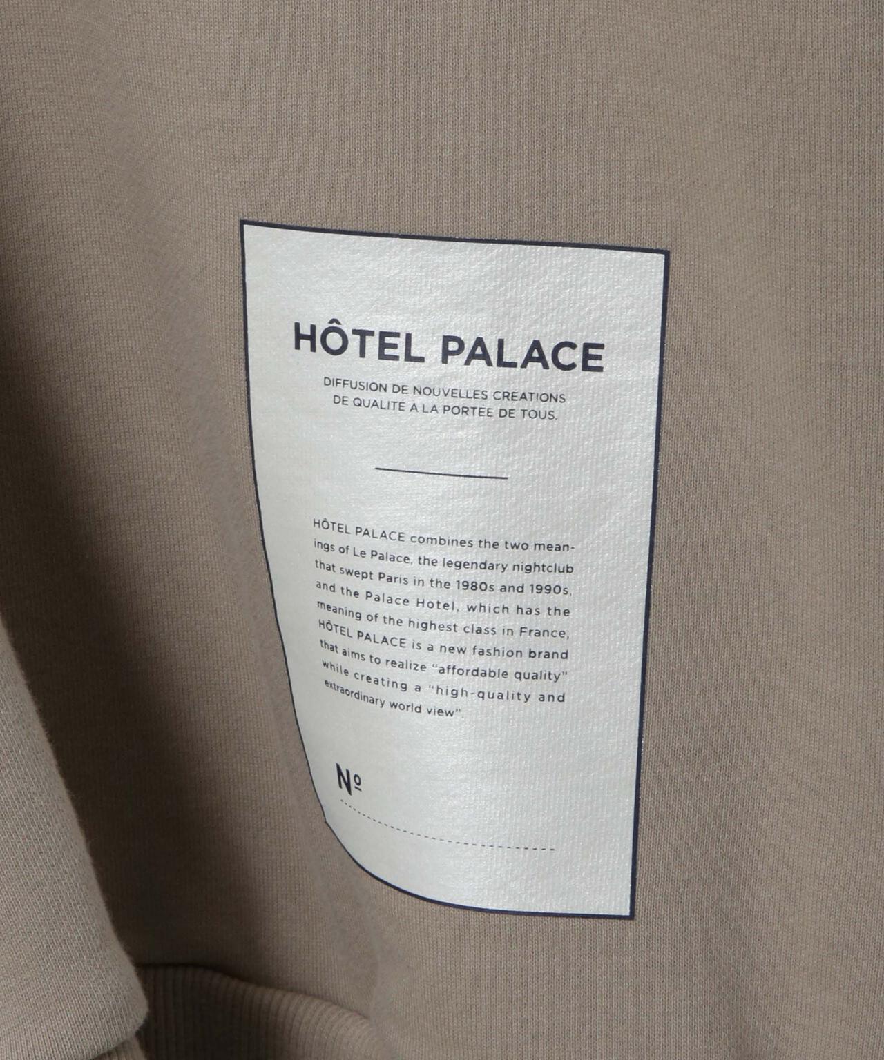 「HOTEL PALACE」 スキッパーロゴスウェット 6685223216